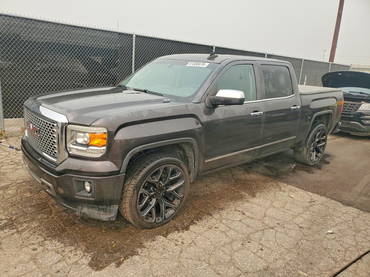 2015 Gmc Sierra K1500 Slt Charcoal vin: 3GTU2VEC2FG264109