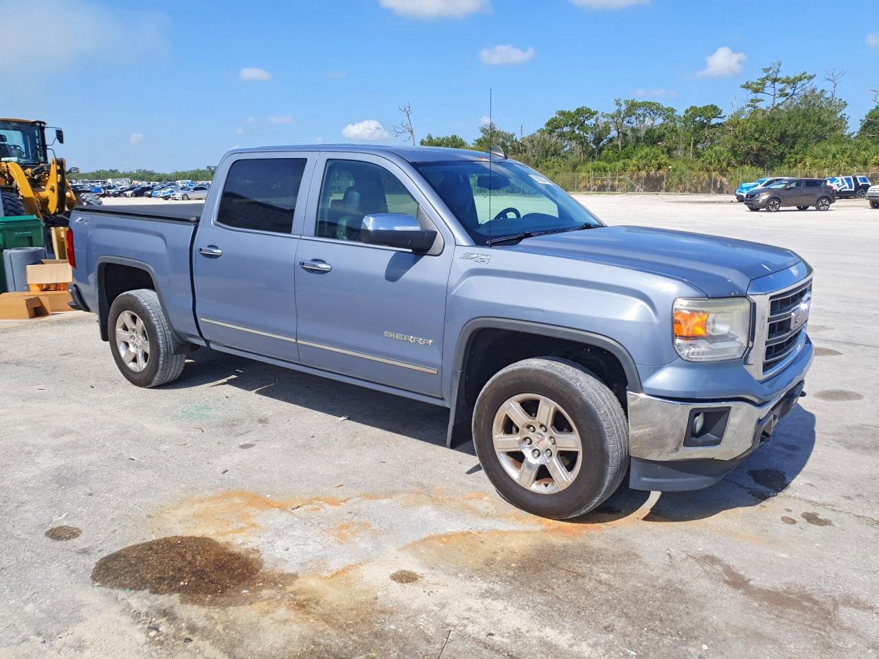 2015 Gmc Sierra K1500 Slt Gray vin: 3GTU2VEC2FG290645