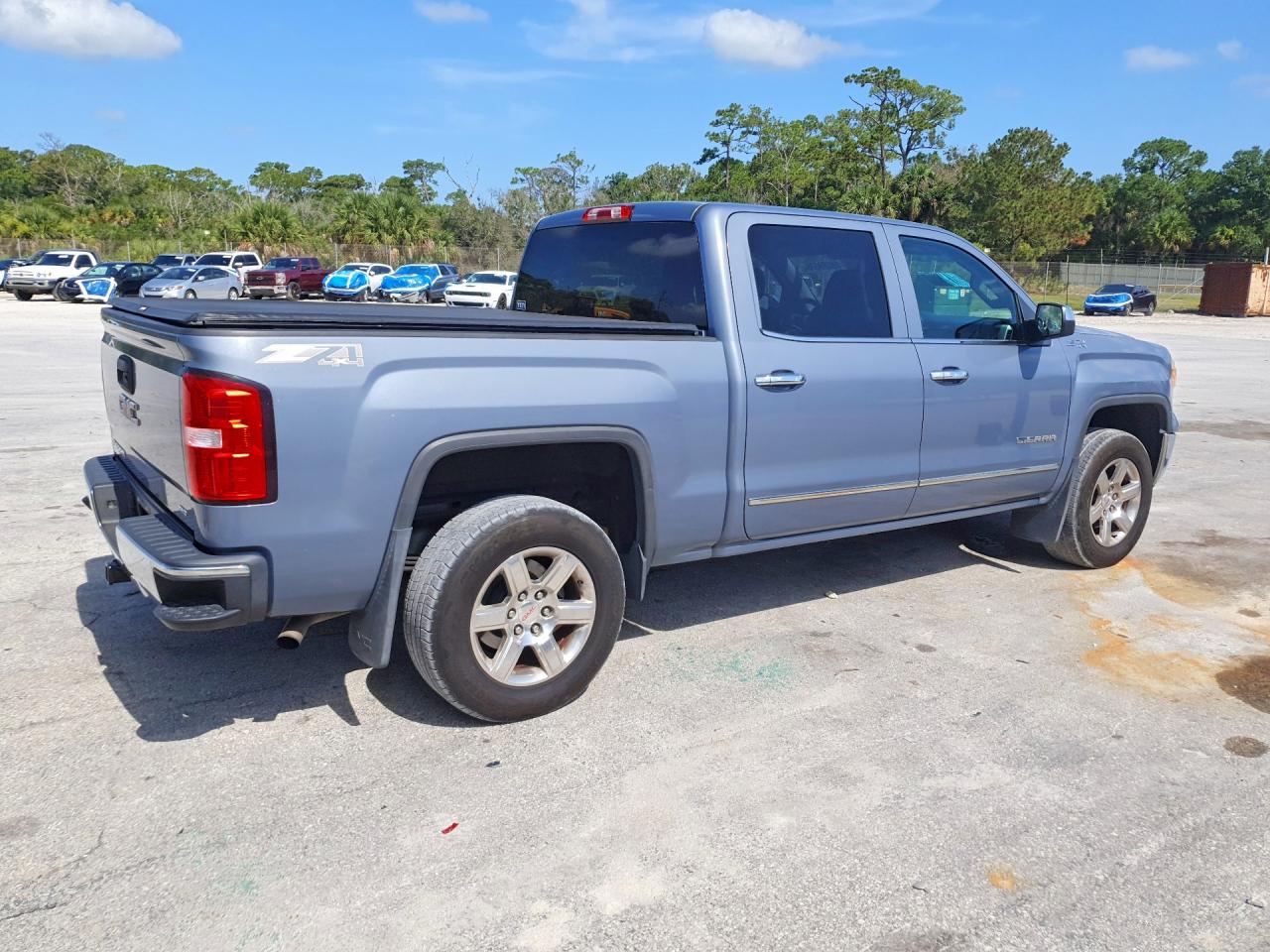 2015 Gmc Sierra K1500 Slt Gray vin: 3GTU2VEC2FG290645
