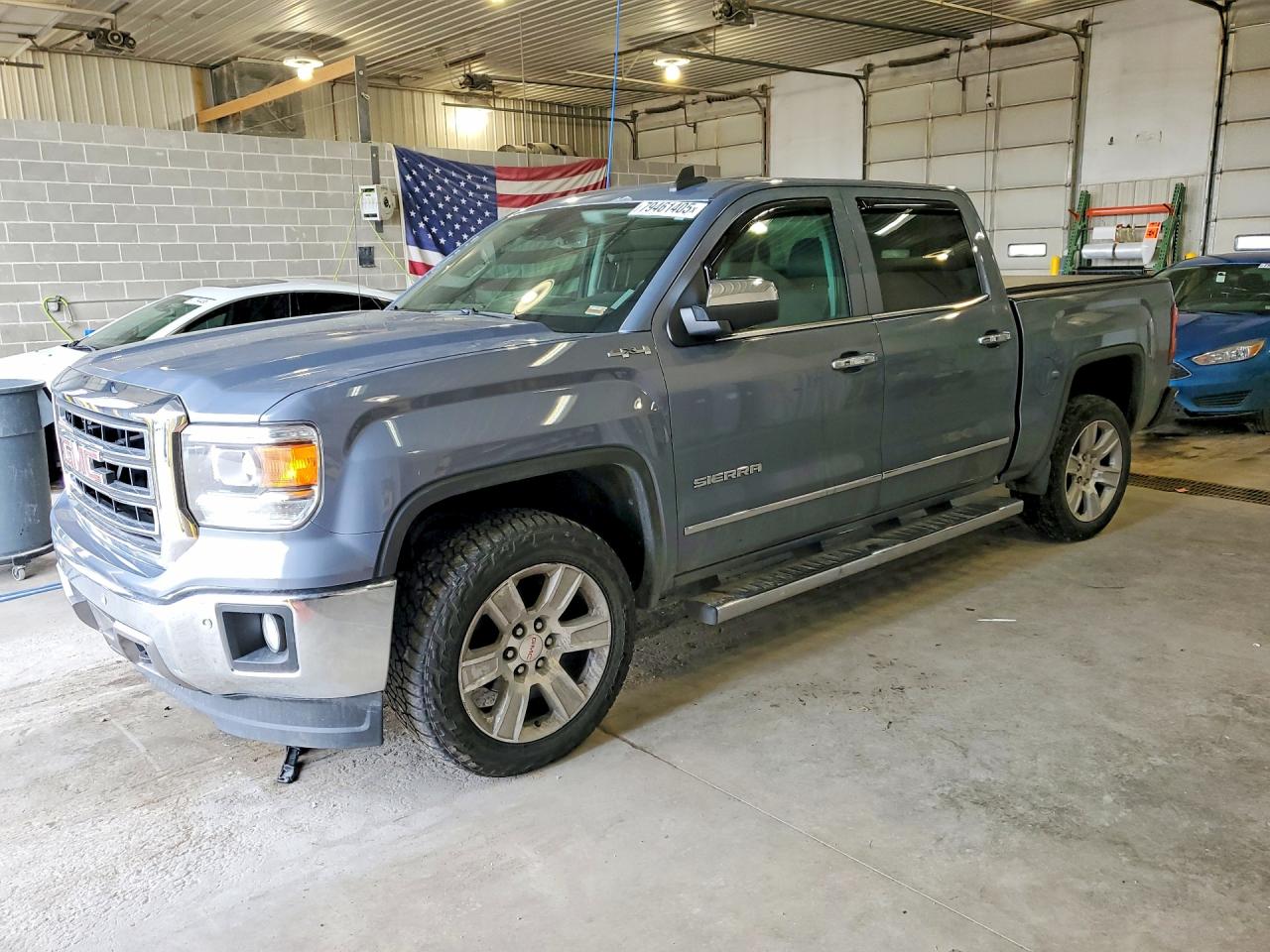 2015 Gmc Sierra K1500 Slt Charcoal vin: 3GTU2VEC2FG331436