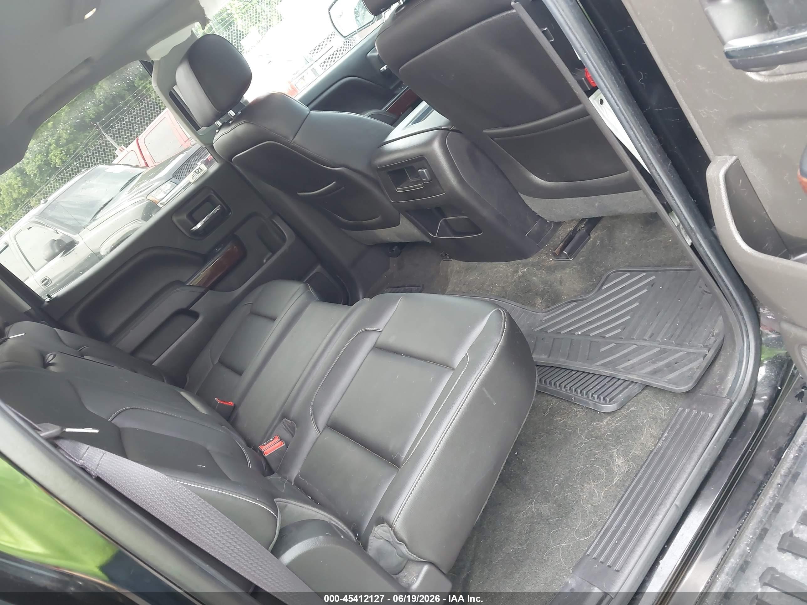 2015 Gmc Sierra 1500 Slt Black vin: 3GTU2VEC2FG485211