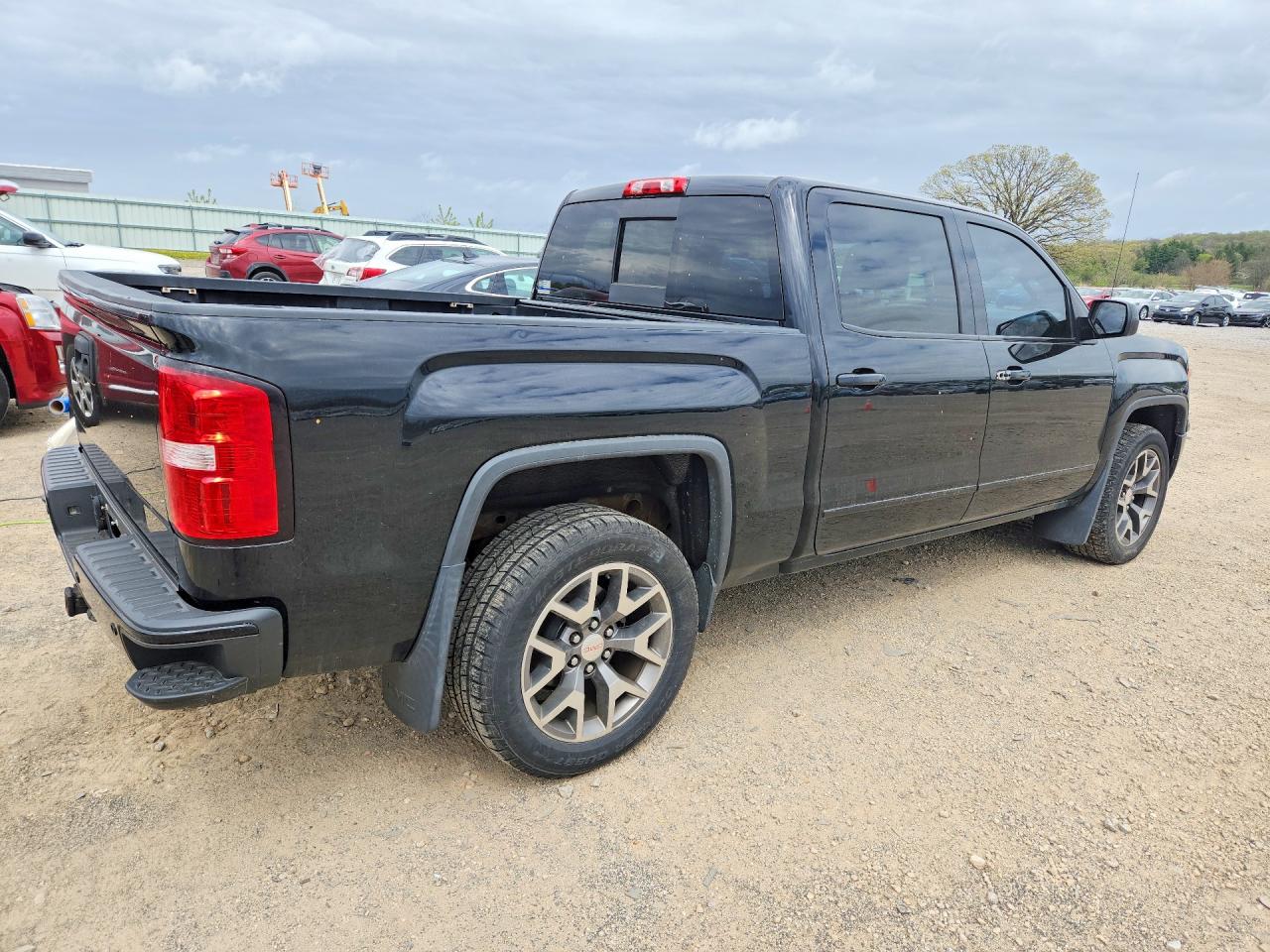 2014 Gmc Sierra K1500 Slt Black vin: 3GTU2VEC3EG116808