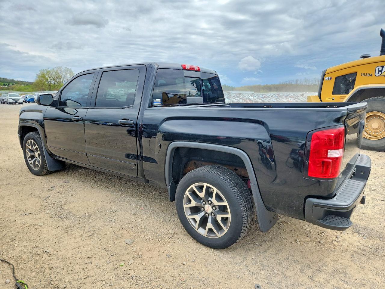 2014 Gmc Sierra K1500 Slt Black vin: 3GTU2VEC3EG116808