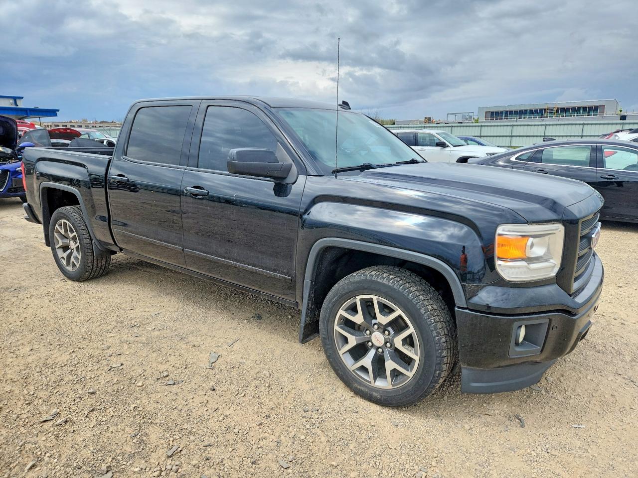 2014 Gmc Sierra K1500 Slt Black vin: 3GTU2VEC3EG116808
