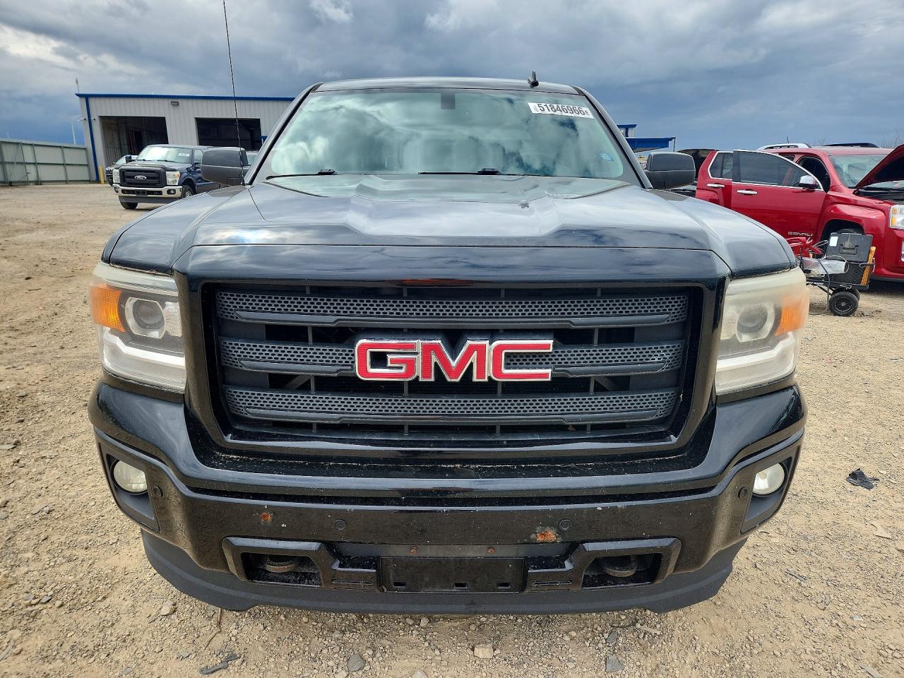 2014 Gmc Sierra K1500 Slt Black vin: 3GTU2VEC3EG116808