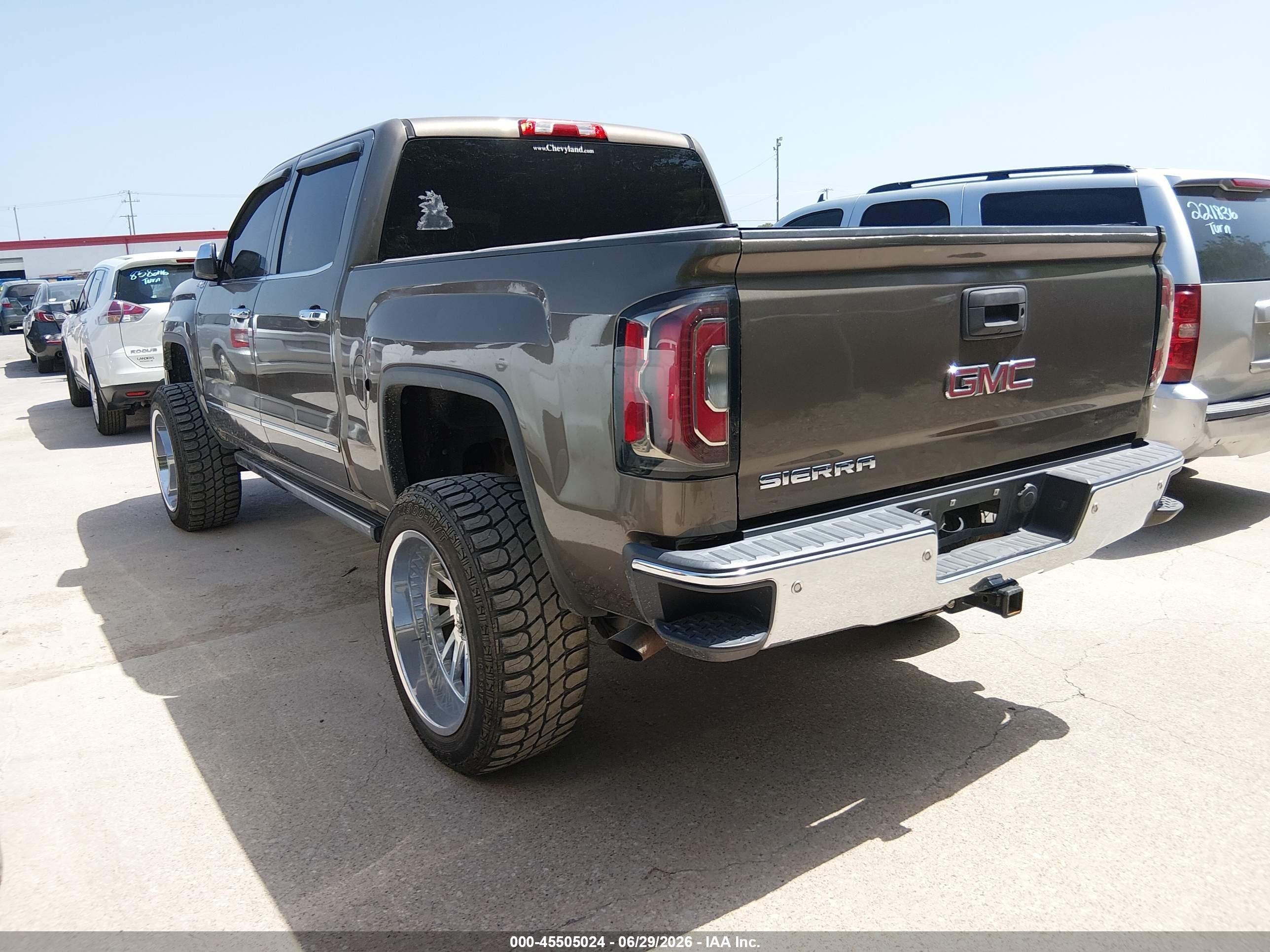 2014 Gmc Sierra 1500 Slt Brown vin: 3GTU2VEC3EG124620