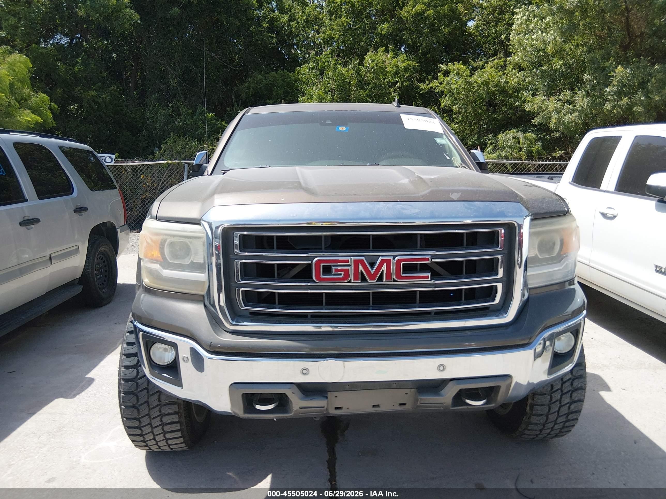 2014 Gmc Sierra 1500 Slt Brown vin: 3GTU2VEC3EG124620