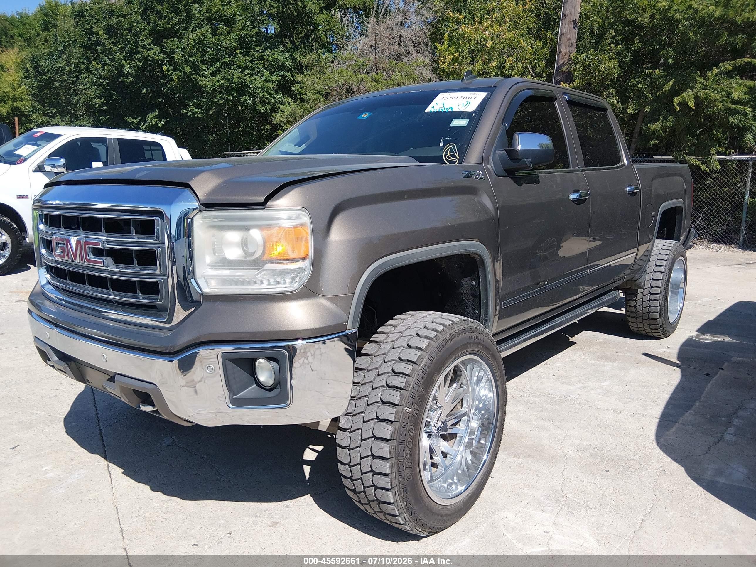 2014 Gmc Sierra 1500 Slt Tan vin: 3GTU2VEC3EG124620