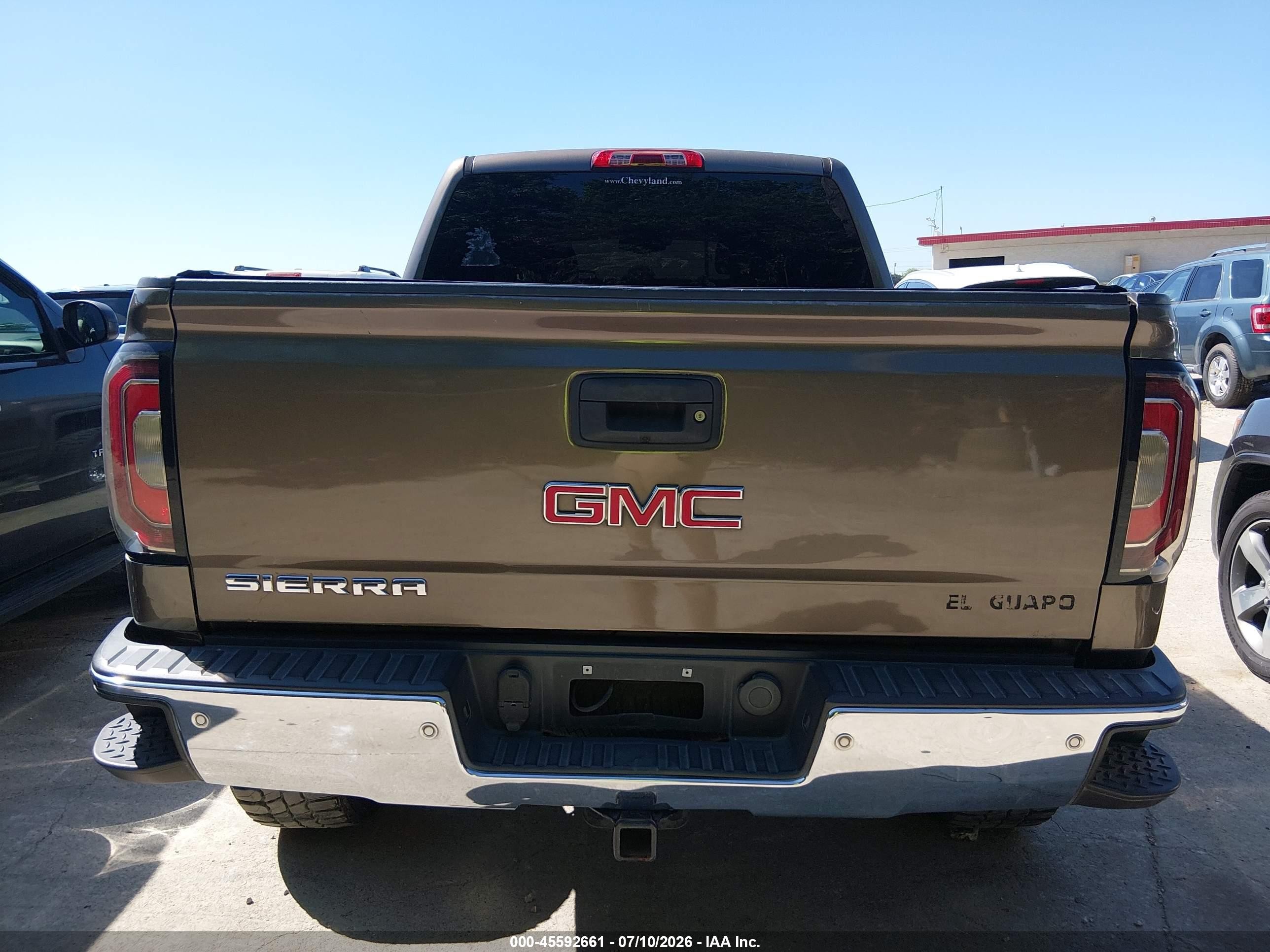 2014 Gmc Sierra 1500 Slt Tan vin: 3GTU2VEC3EG124620