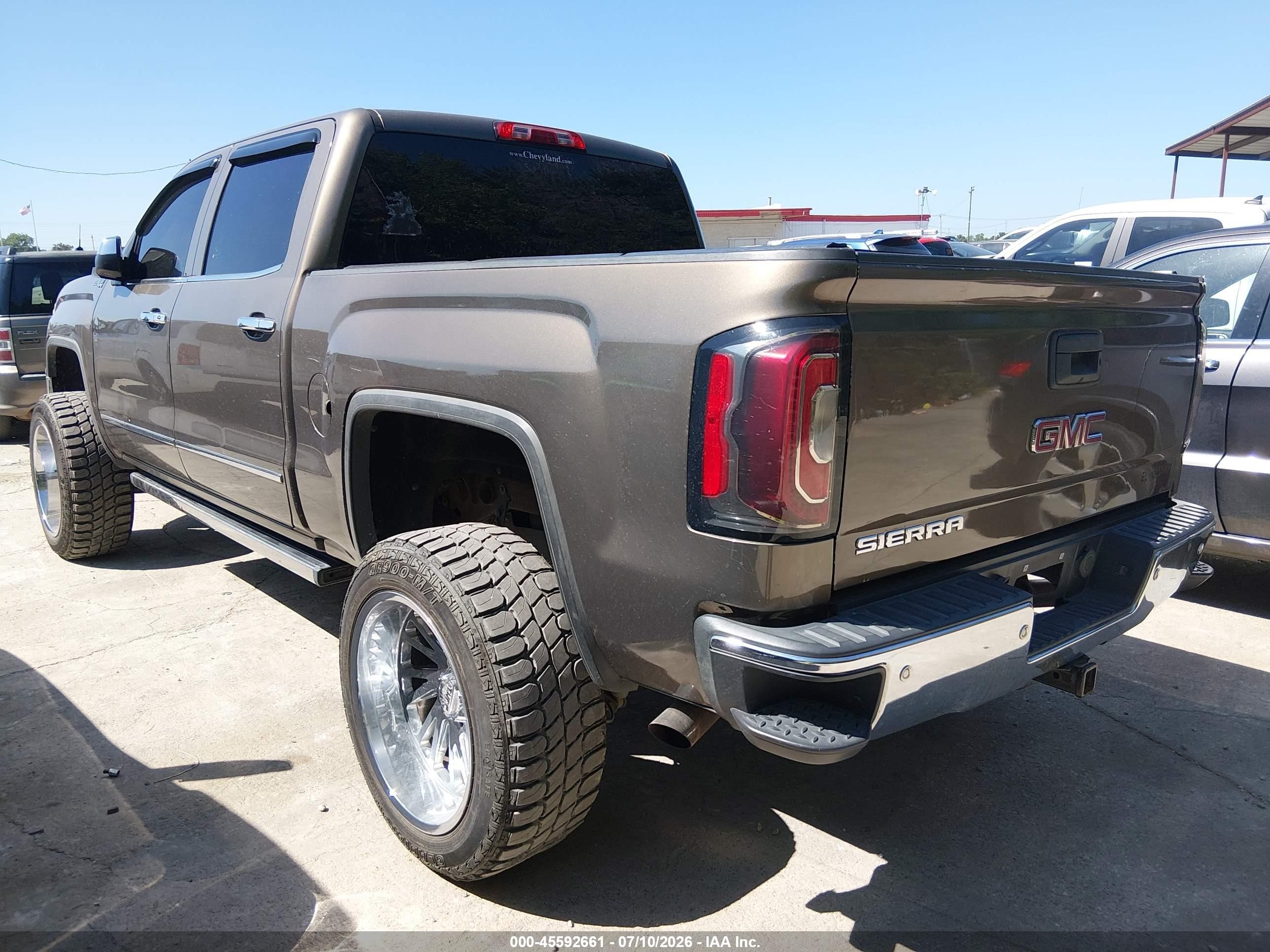 2014 Gmc Sierra 1500 Slt Tan vin: 3GTU2VEC3EG124620