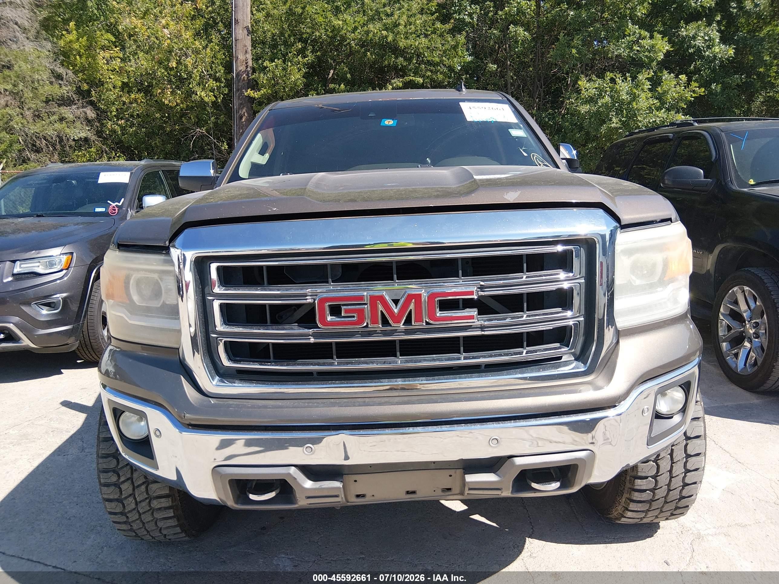 2014 Gmc Sierra 1500 Slt Tan vin: 3GTU2VEC3EG124620