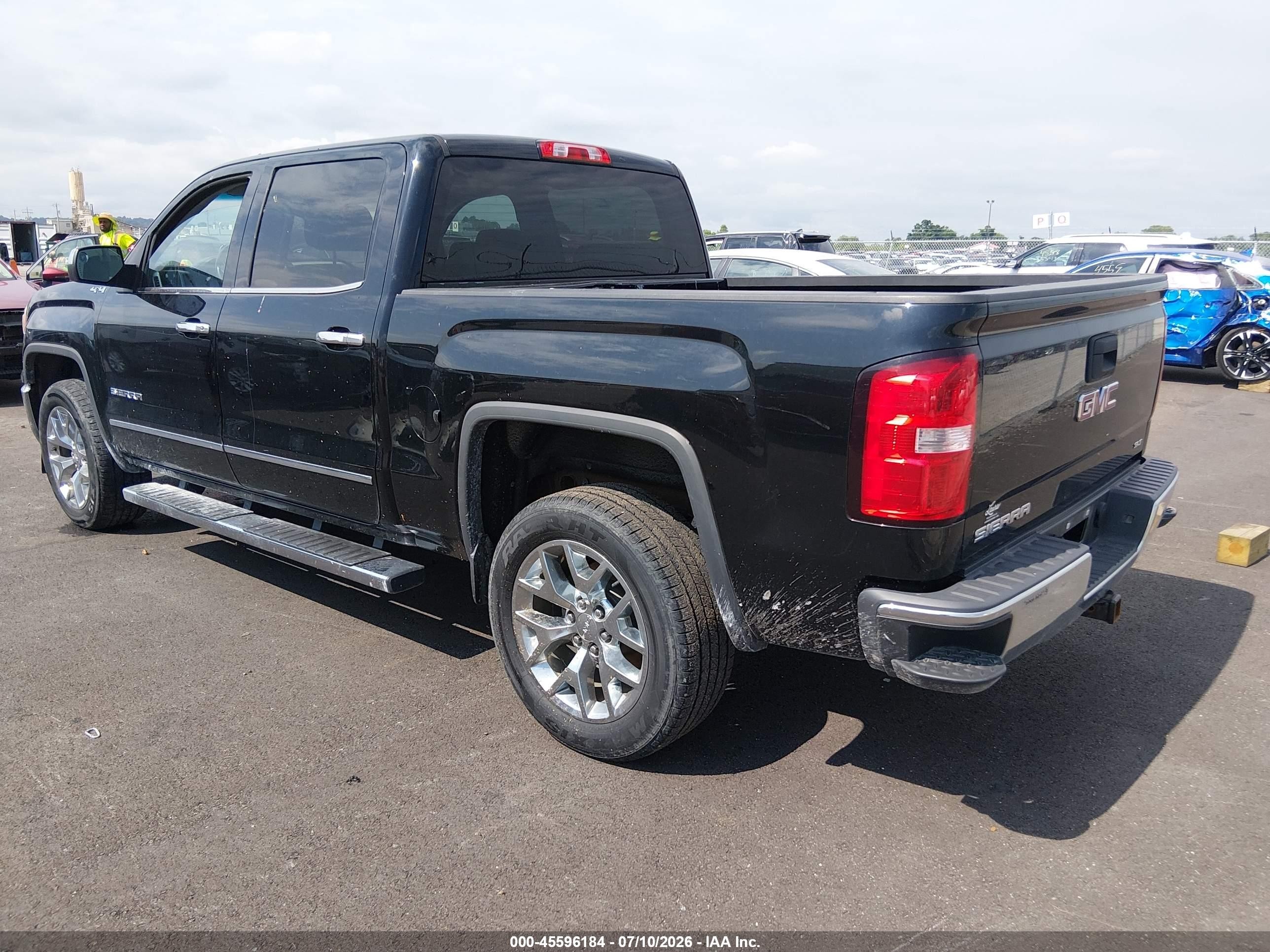 2014 Gmc Sierra 1500 Slt Gray vin: 3GTU2VEC3EG313039