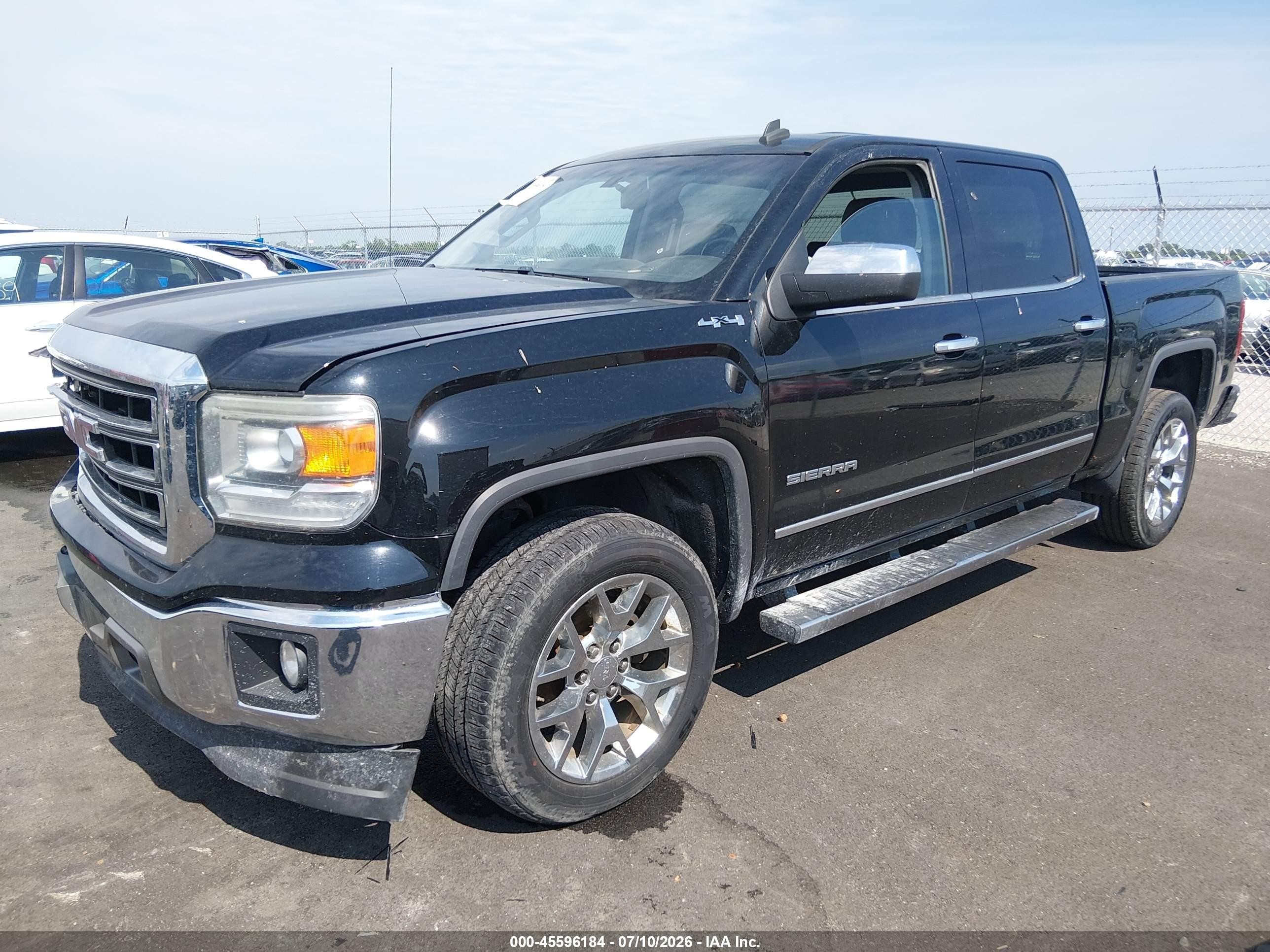 2014 Gmc Sierra 1500 Slt Gray vin: 3GTU2VEC3EG313039