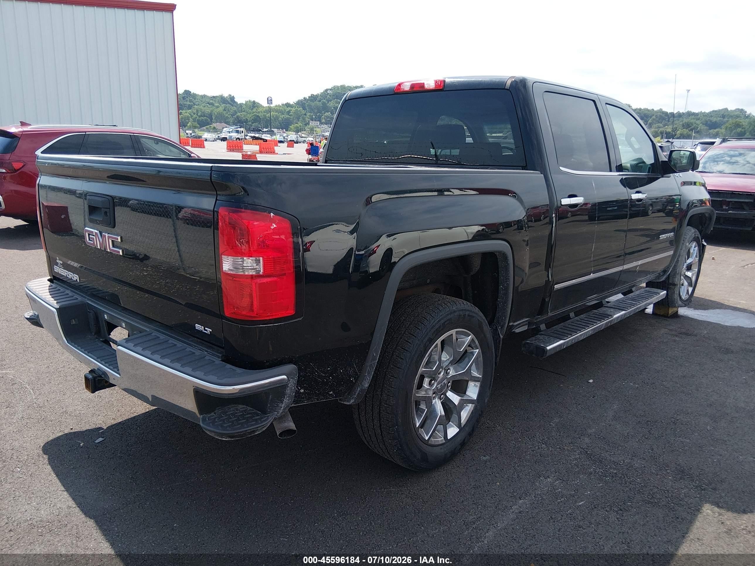 2014 Gmc Sierra 1500 Slt Gray vin: 3GTU2VEC3EG313039