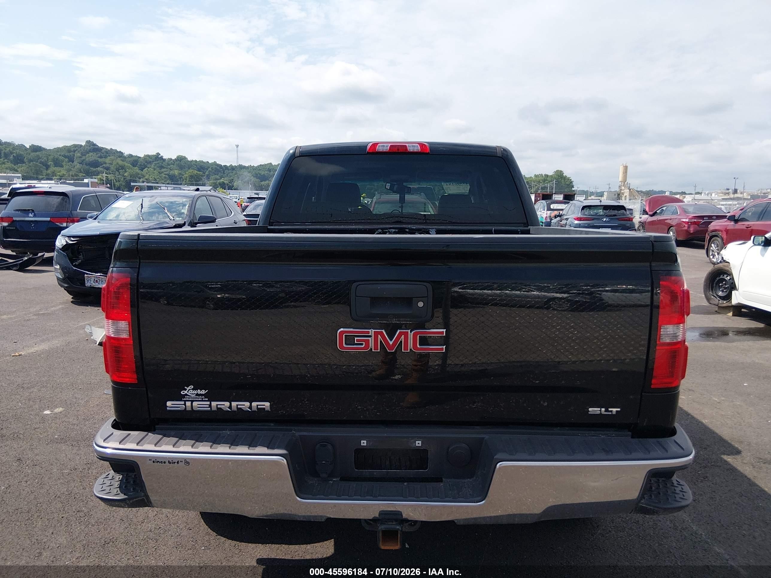 2014 Gmc Sierra 1500 Slt Gray vin: 3GTU2VEC3EG313039