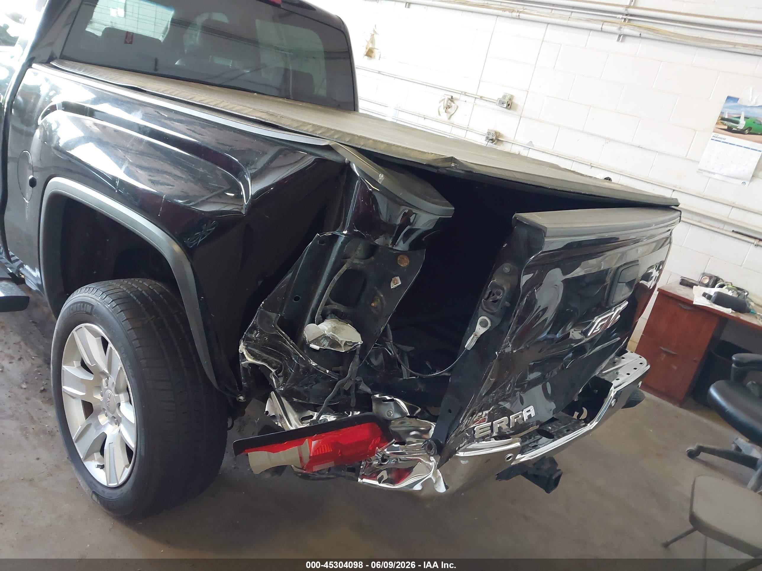 2014 Gmc Sierra 1500 Slt Black vin: 3GTU2VEC3EG314191
