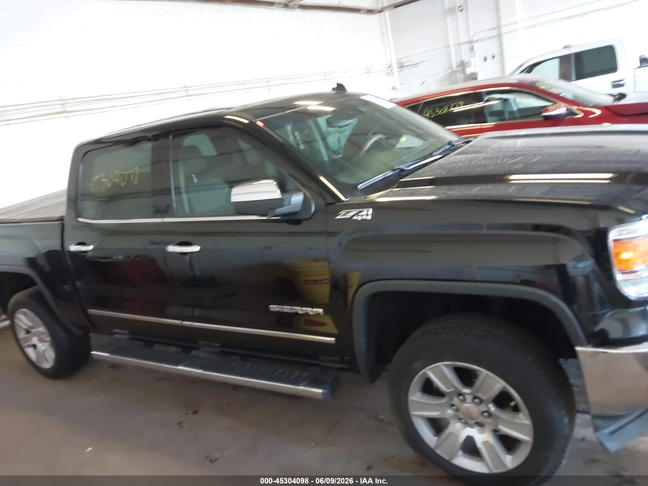 2014 Gmc Sierra 1500 Slt Black vin: 3GTU2VEC3EG314191