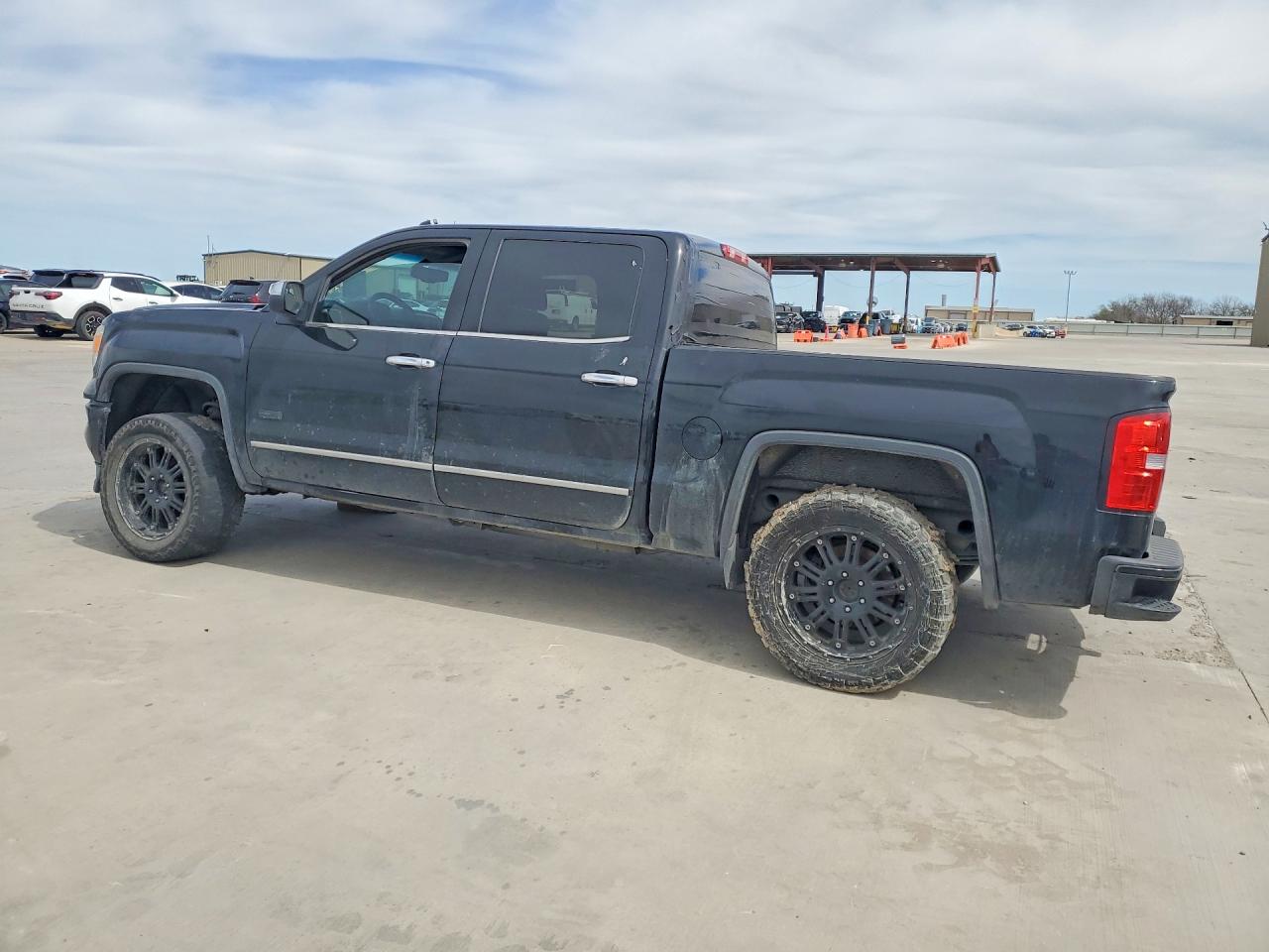 2014 Gmc Sierra K1500 Slt Black vin: 3GTU2VEC3EG372477