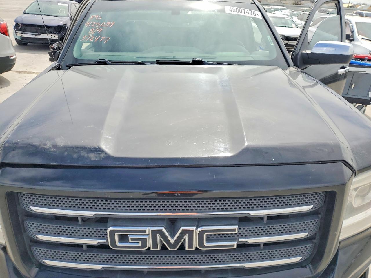 2014 Gmc Sierra K1500 Slt Black vin: 3GTU2VEC3EG372477