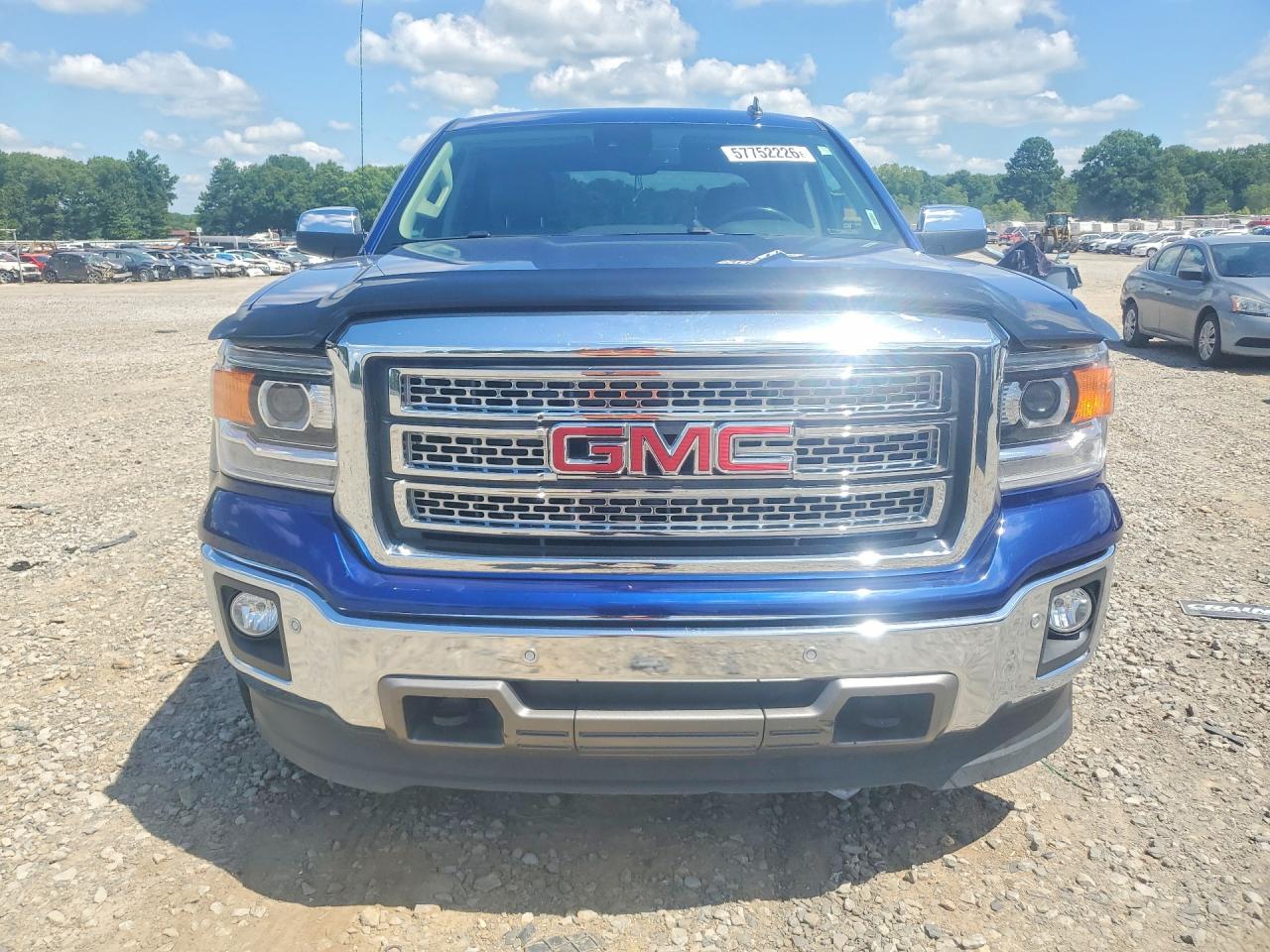 2014 Gmc Sierra K1500 Slt Blue vin: 3GTU2VEC3EG403923