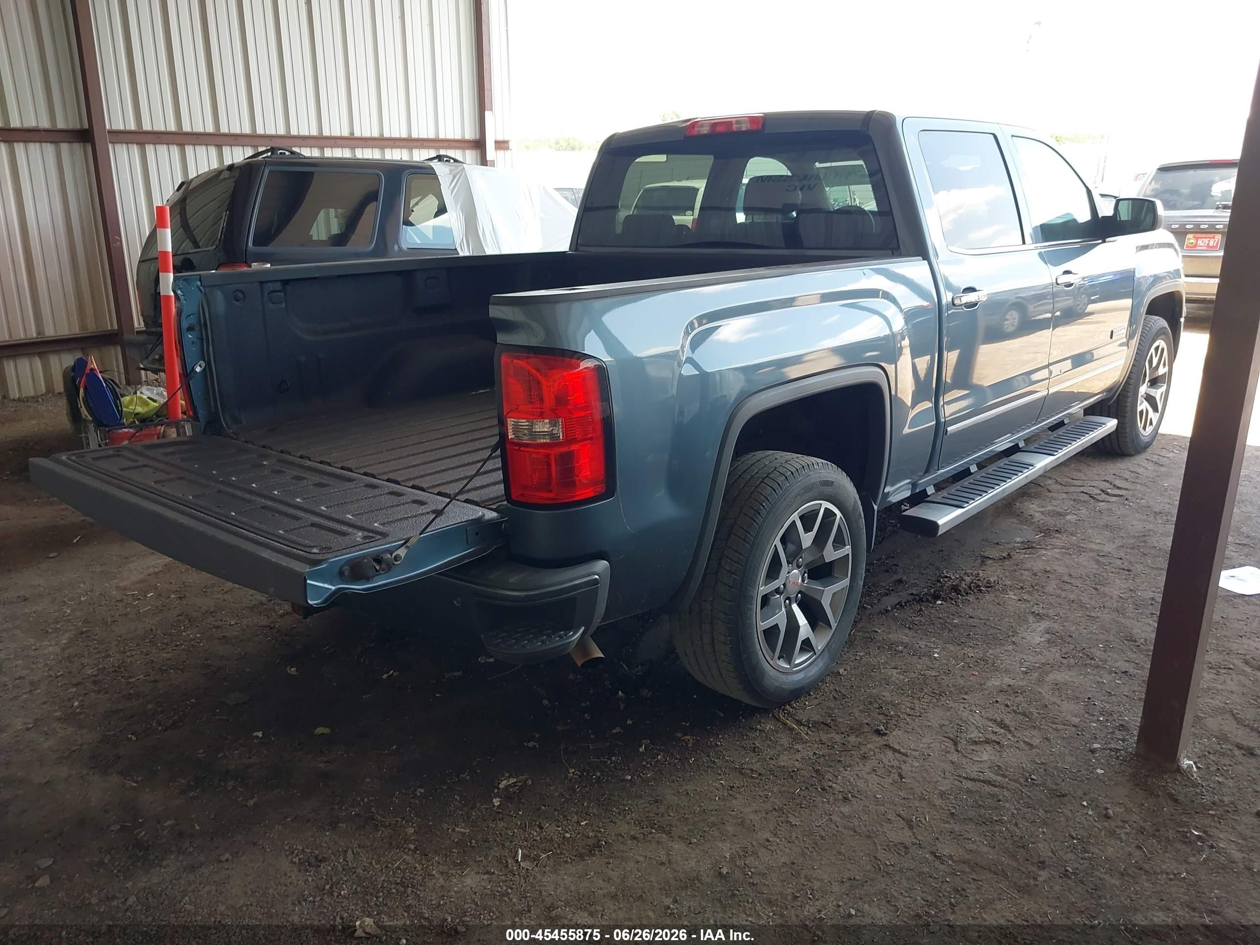 2014 Gmc Sierra 1500 Slt Gray vin: 3GTU2VEC3EG486401