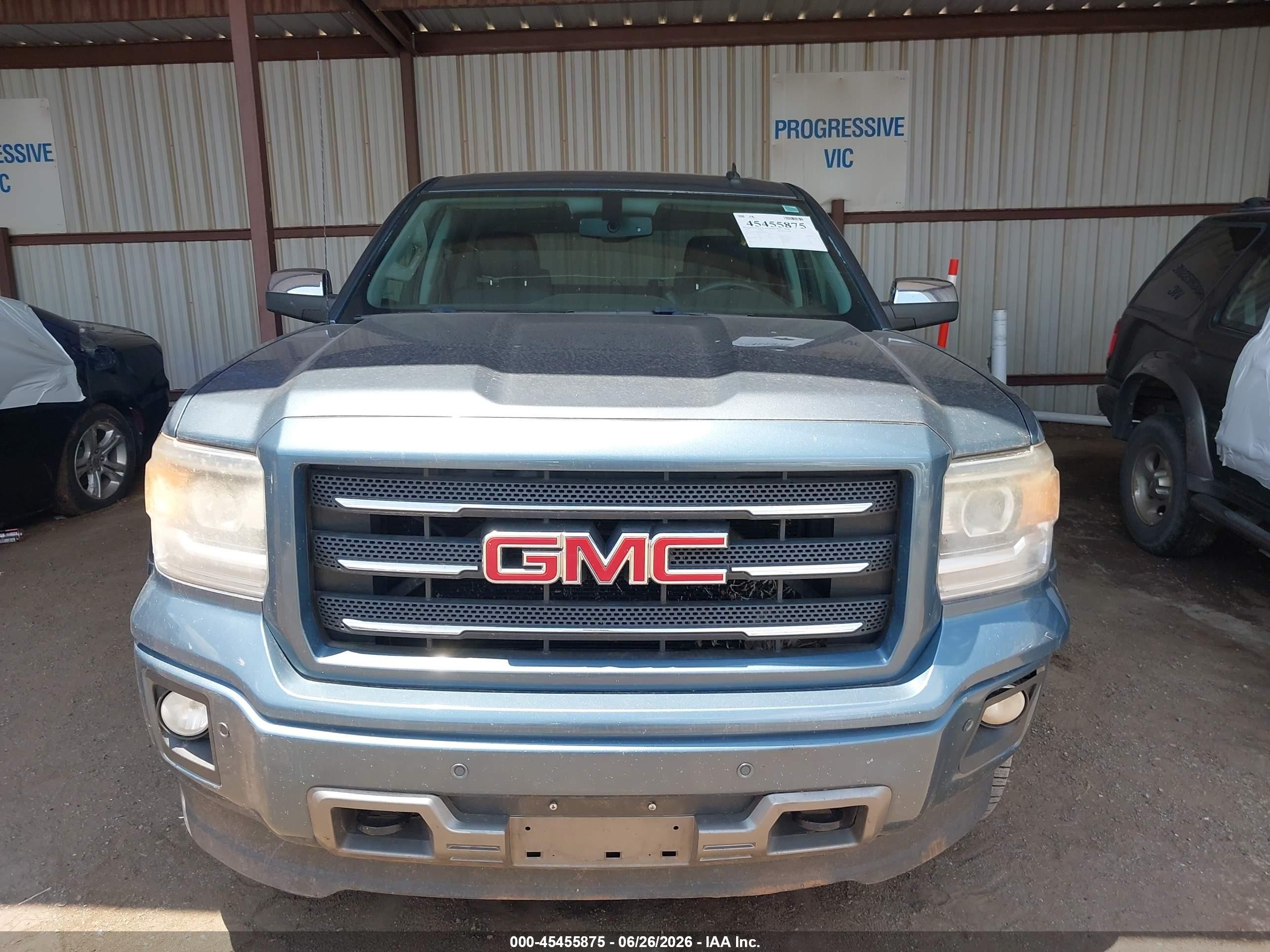 2014 Gmc Sierra 1500 Slt Gray vin: 3GTU2VEC3EG486401