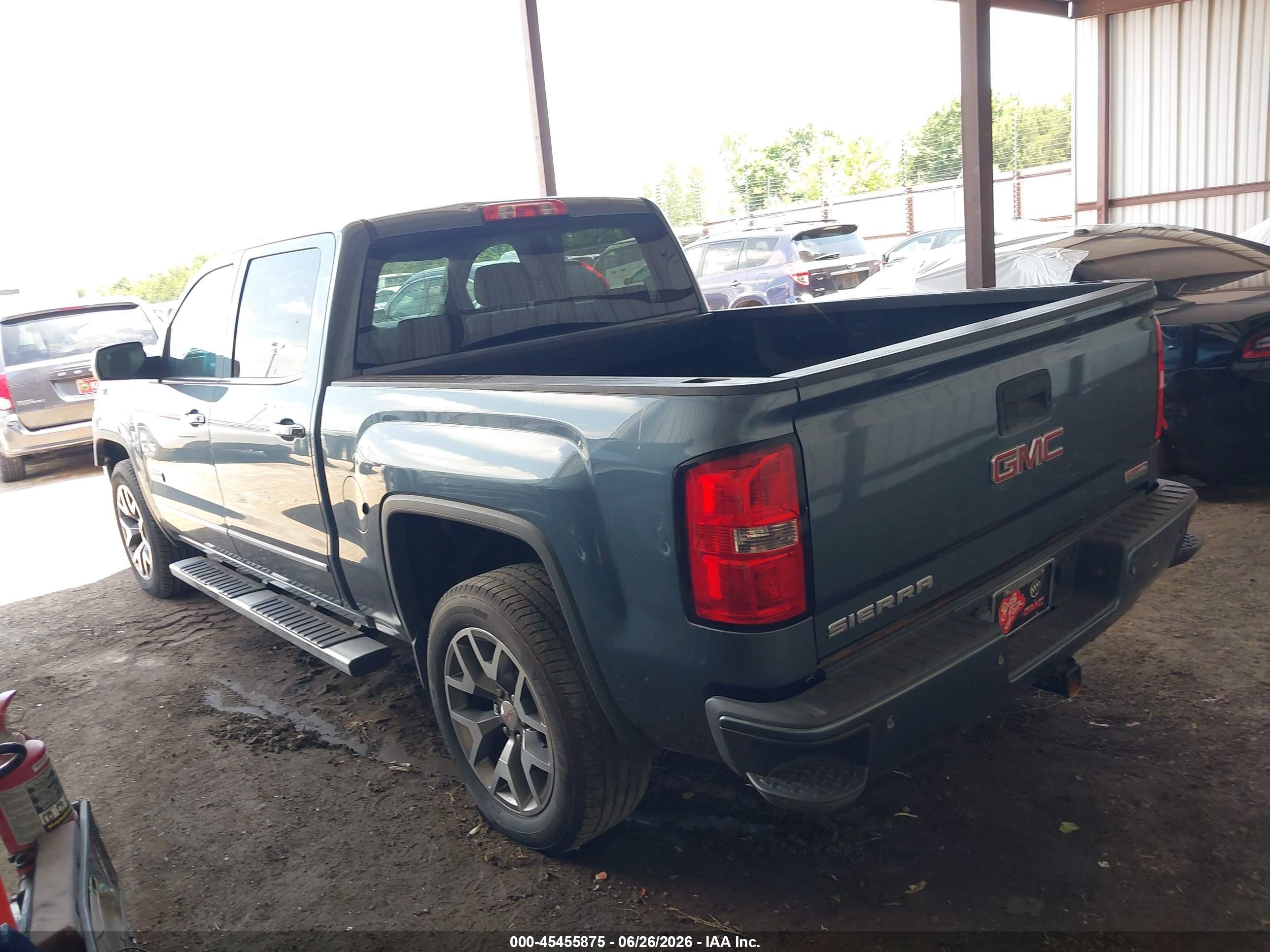 2014 Gmc Sierra 1500 Slt Gray vin: 3GTU2VEC3EG486401