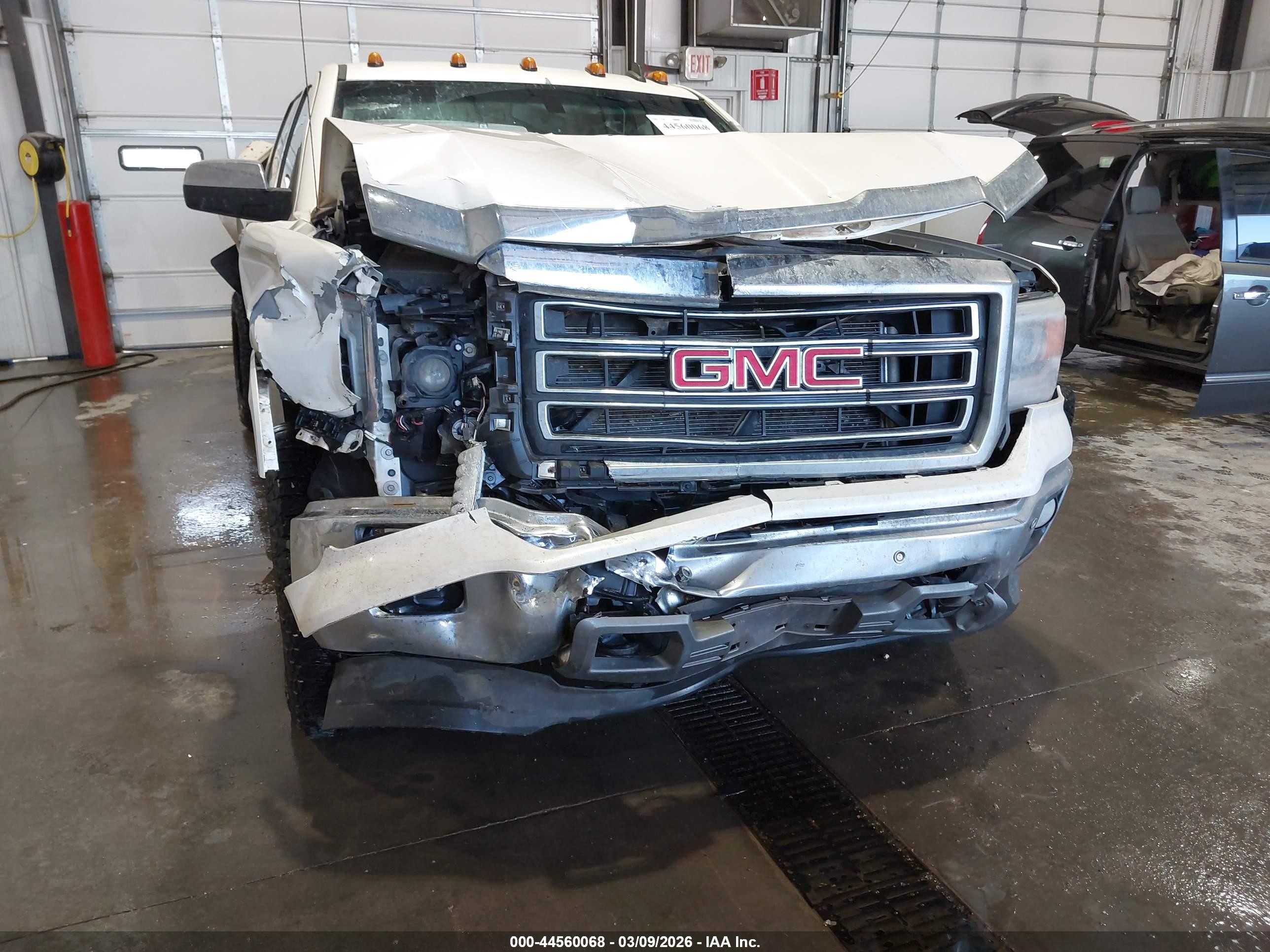 2014 Gmc Sierra 1500 Slt White vin: 3GTU2VEC3EG516724