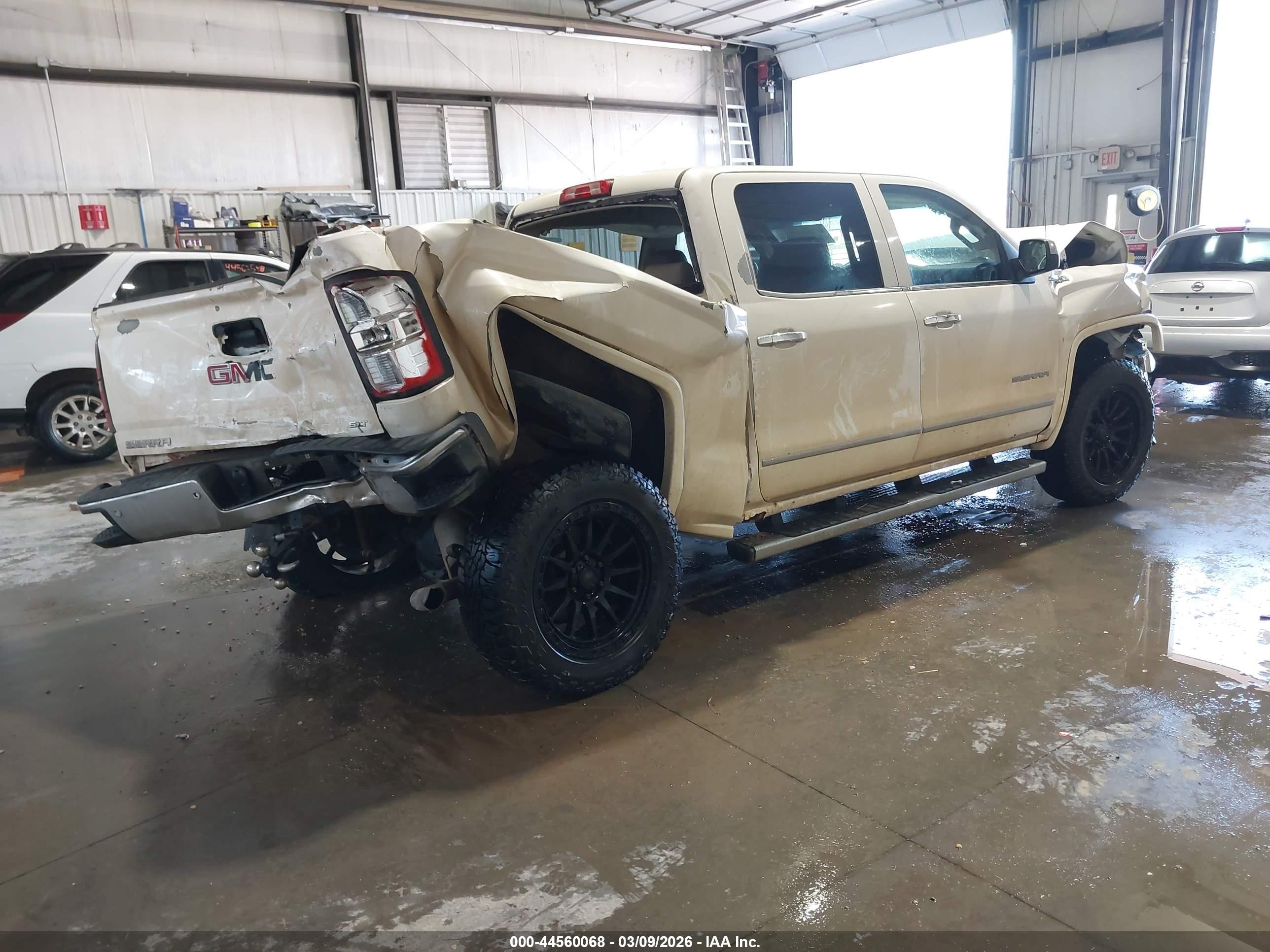 2014 Gmc Sierra 1500 Slt White vin: 3GTU2VEC3EG516724