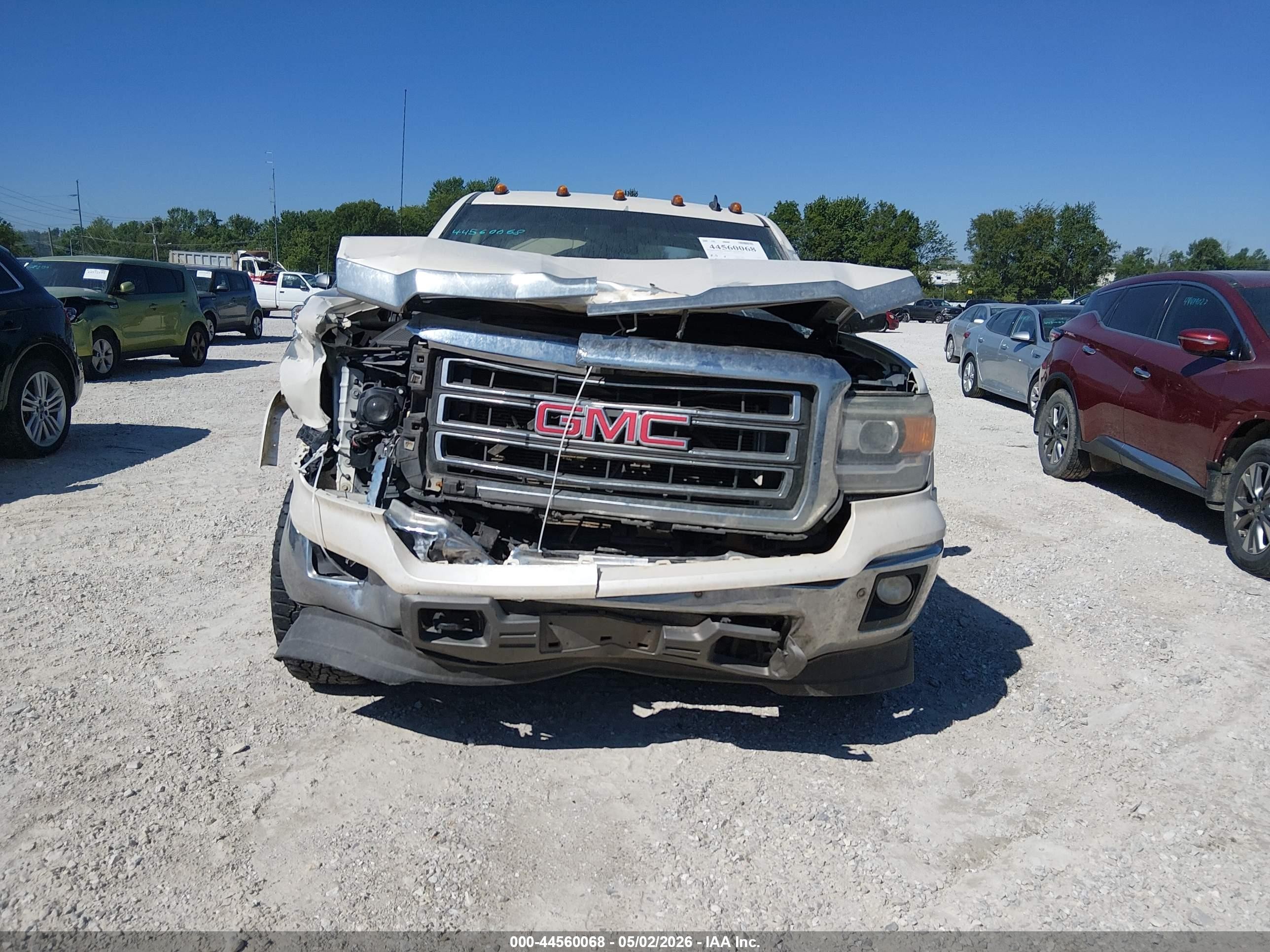 2014 Gmc Sierra 1500 Slt White vin: 3GTU2VEC3EG516724
