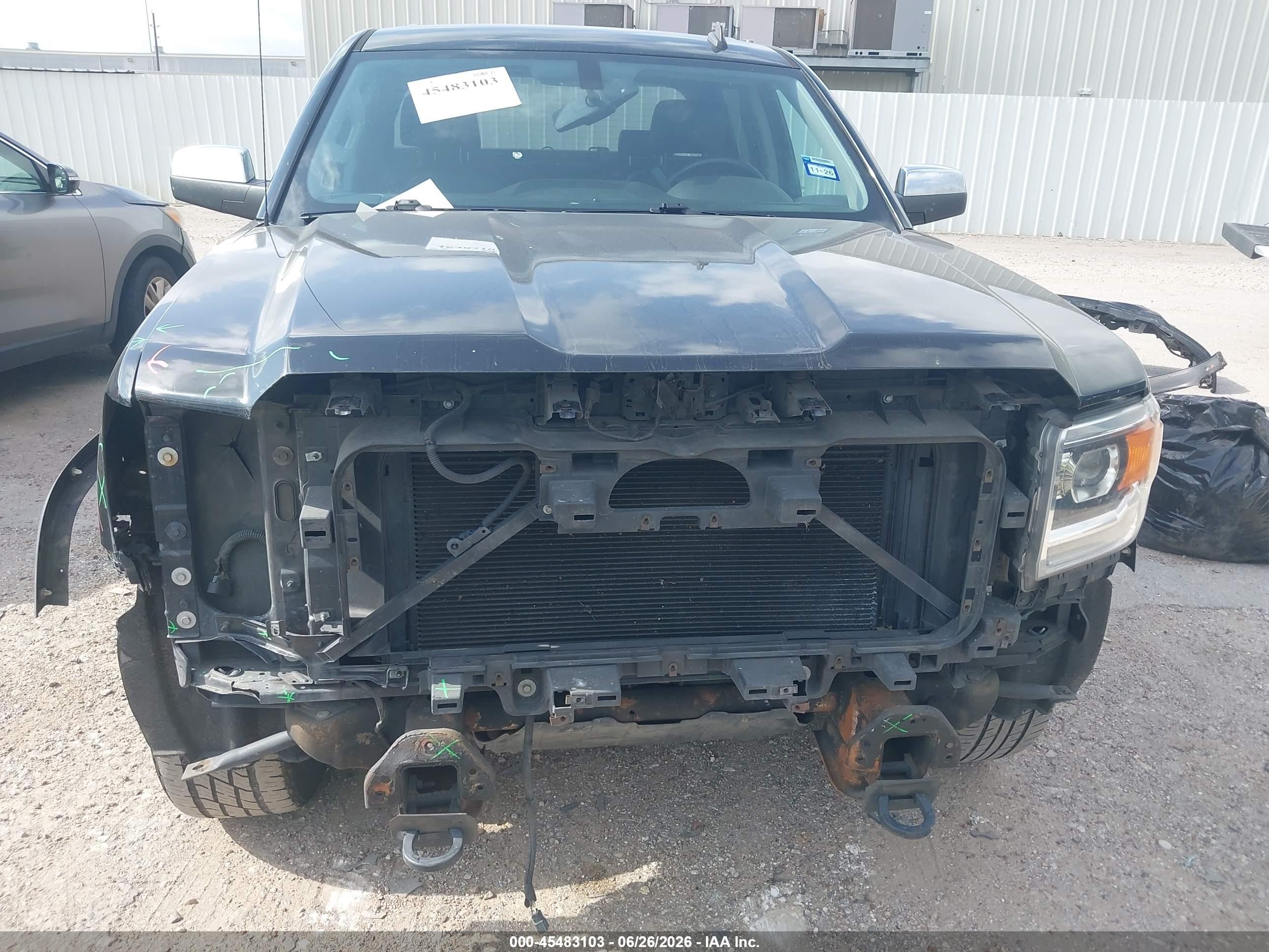 2014 Gmc Sierra 1500 Slt Black vin: 3GTU2VEC3EG537153