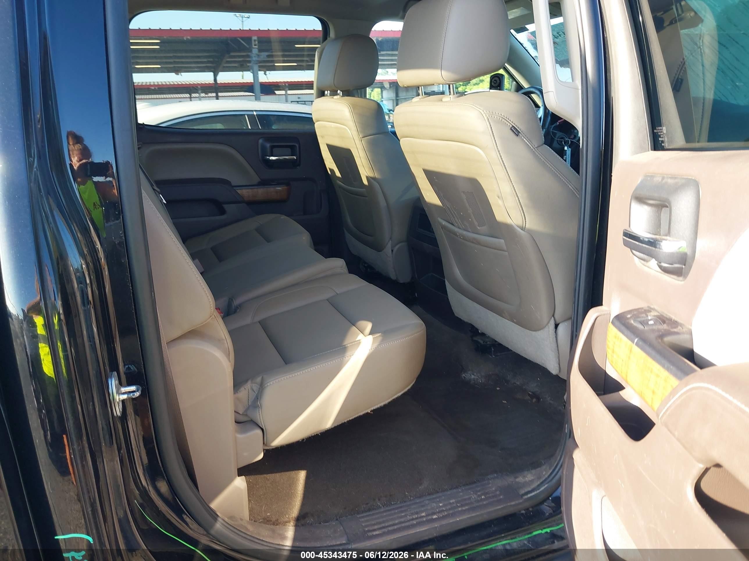 2015 Gmc Sierra 1500 Slt Black vin: 3GTU2VEC3FG222452