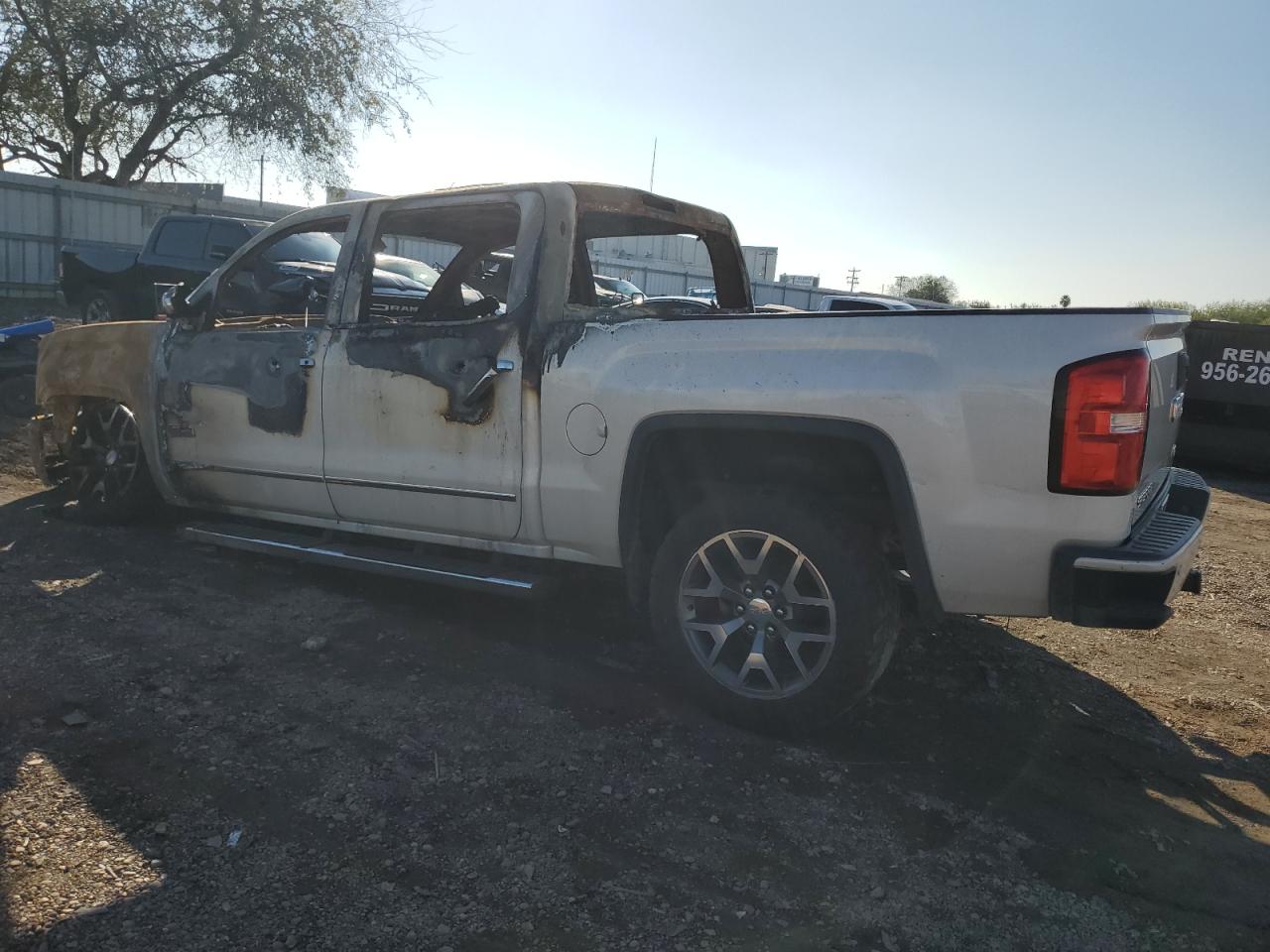 2015 Gmc Sierra K1500 Slt White vin: 3GTU2VEC3FG274180