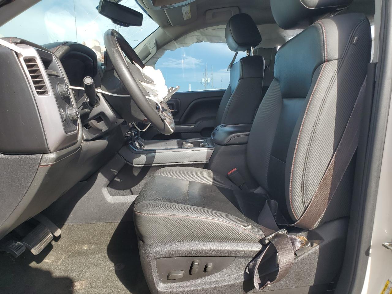 2015 Gmc Sierra K1500 Slt White vin: 3GTU2VEC3FG277015