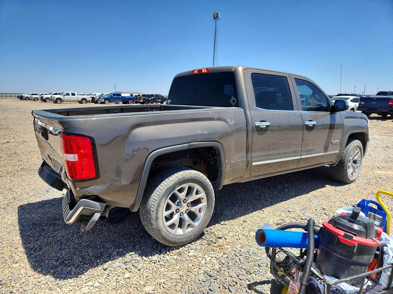 2015 Gmc Sierra K1500 Slt Green vin: 3GTU2VEC3FG368348
