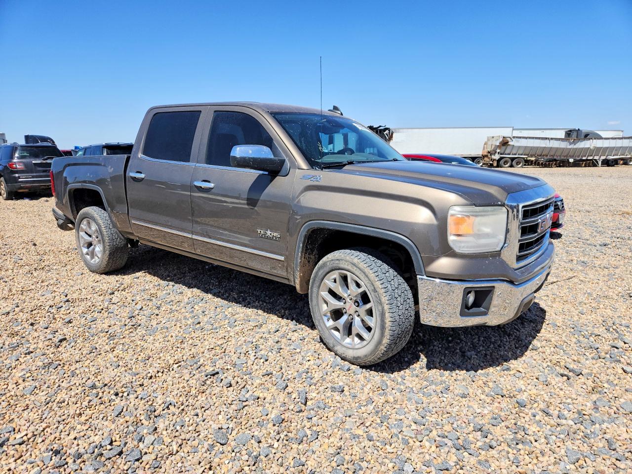 2015 Gmc Sierra K1500 Slt Green vin: 3GTU2VEC3FG368348
