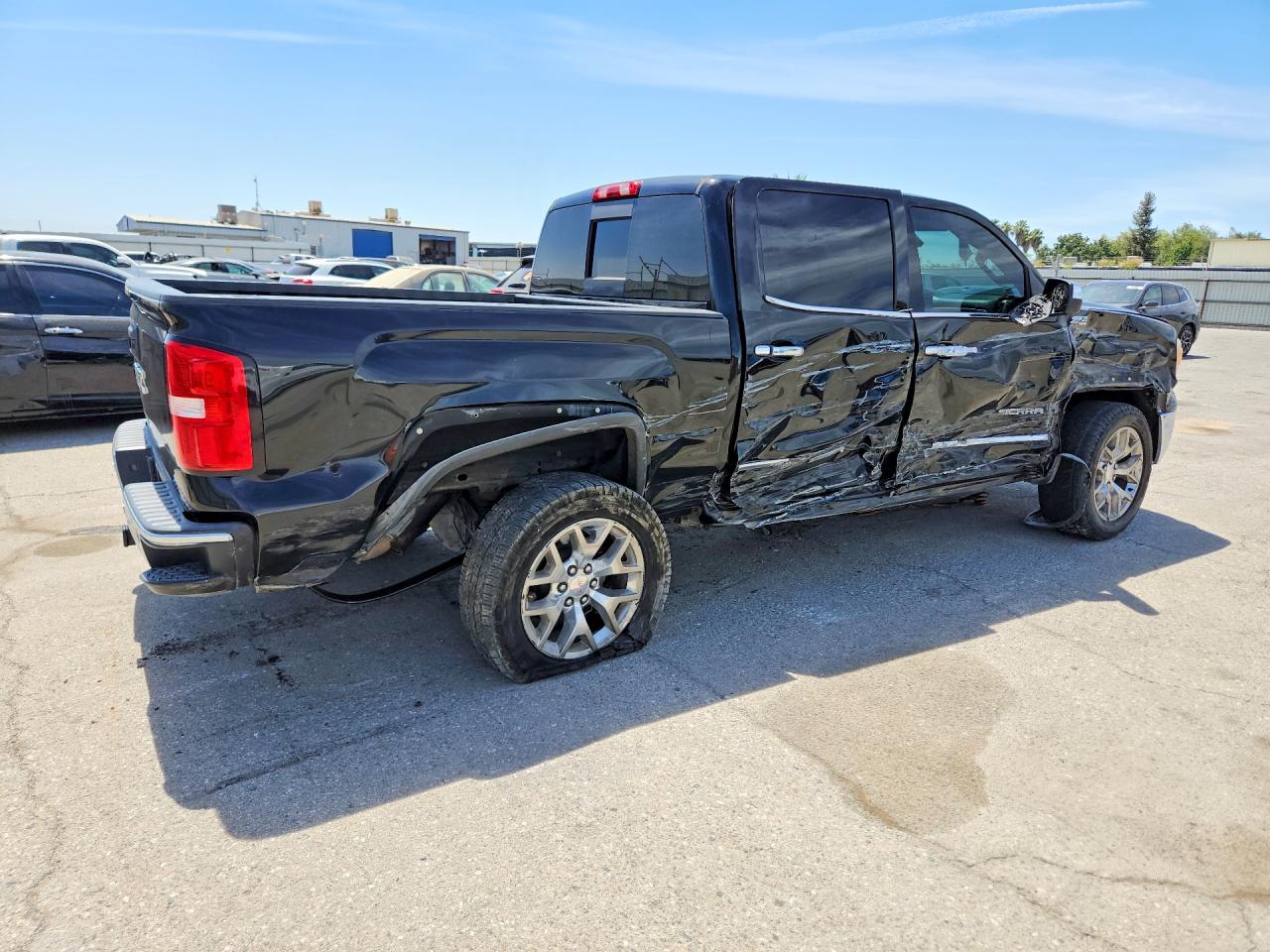 2015 Gmc Sierra K1500 Slt Black vin: 3GTU2VEC3FG376157