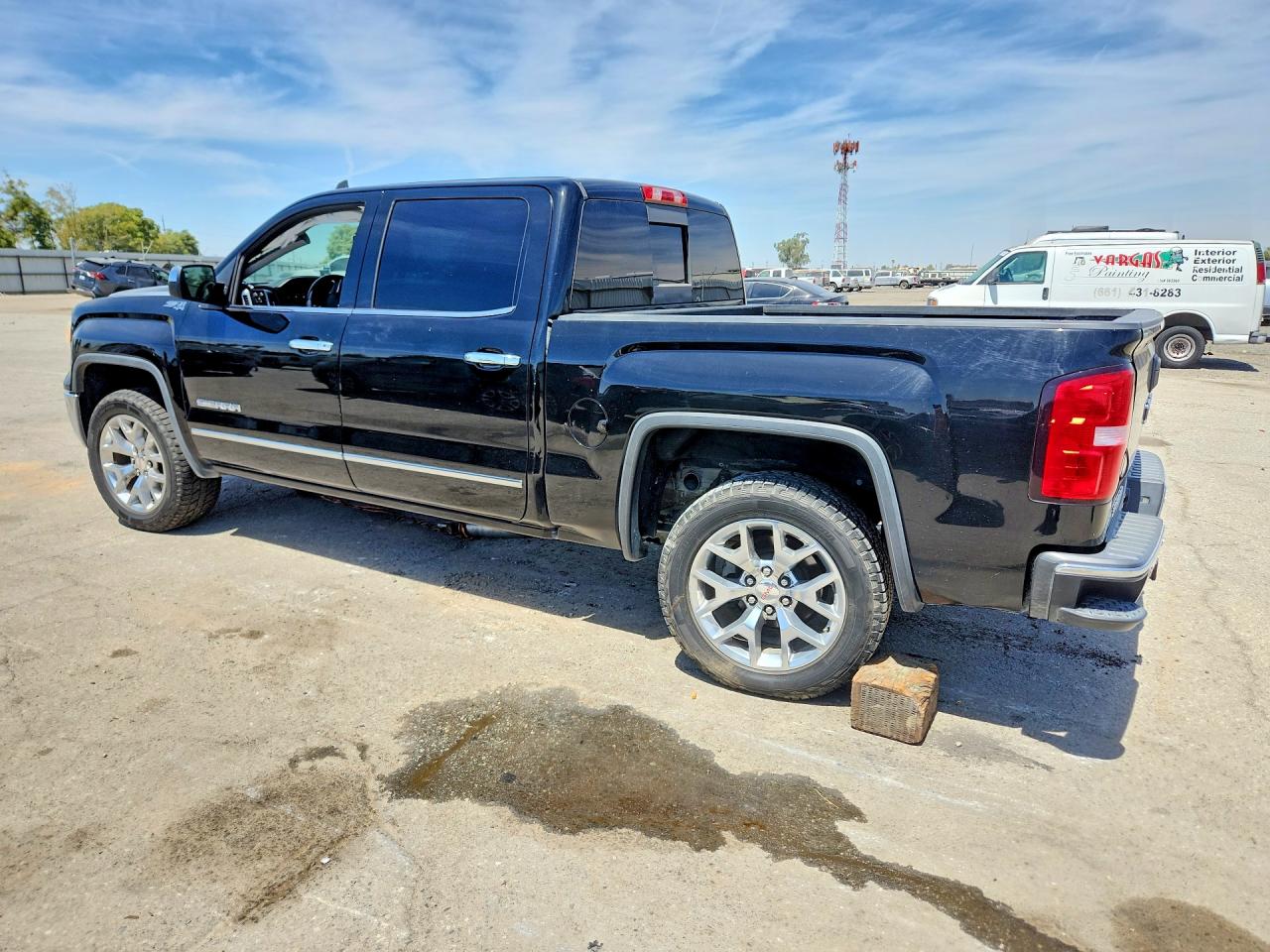 2015 Gmc Sierra K1500 Slt Black vin: 3GTU2VEC3FG376157
