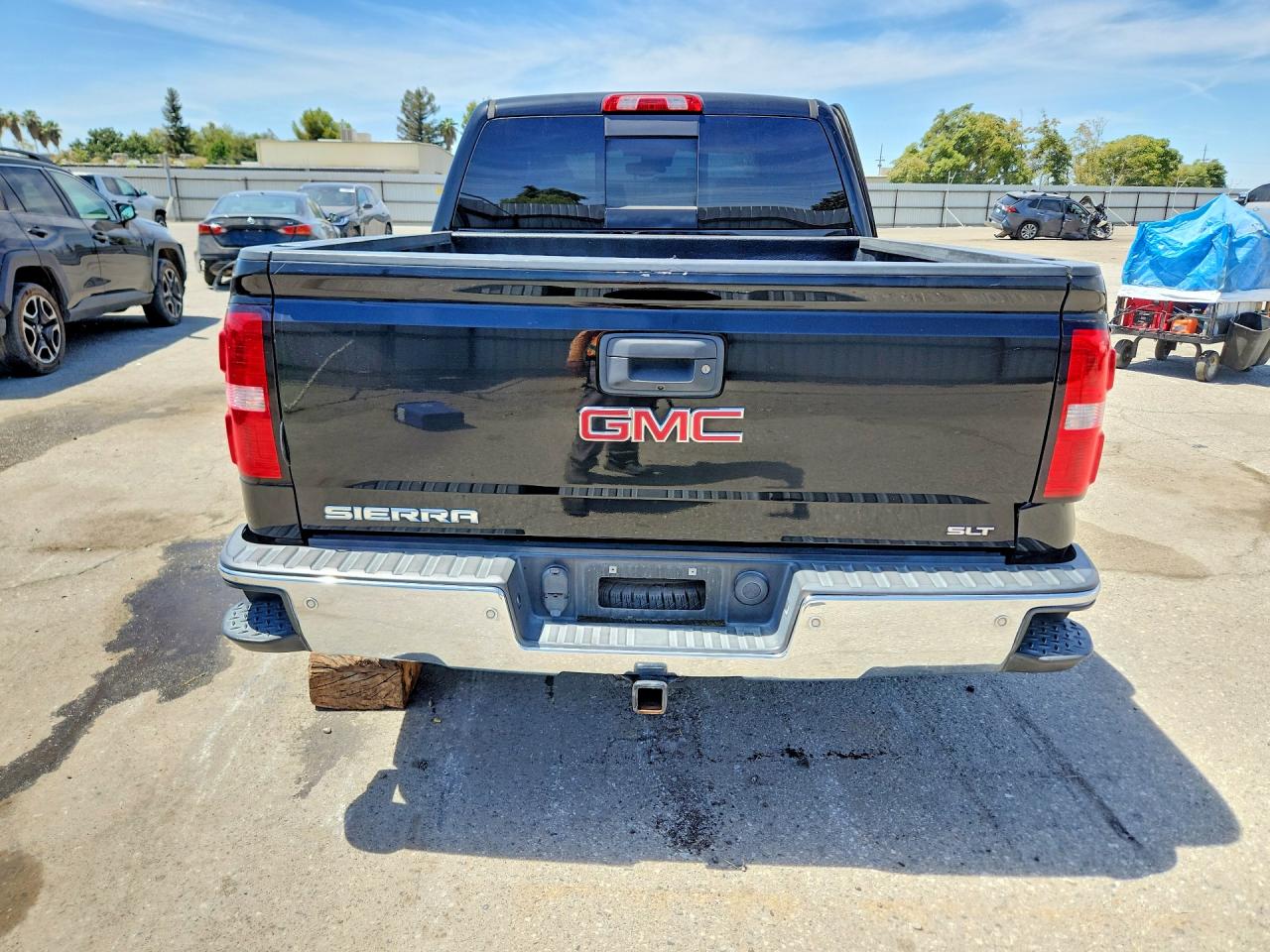 2015 Gmc Sierra K1500 Slt Black vin: 3GTU2VEC3FG376157