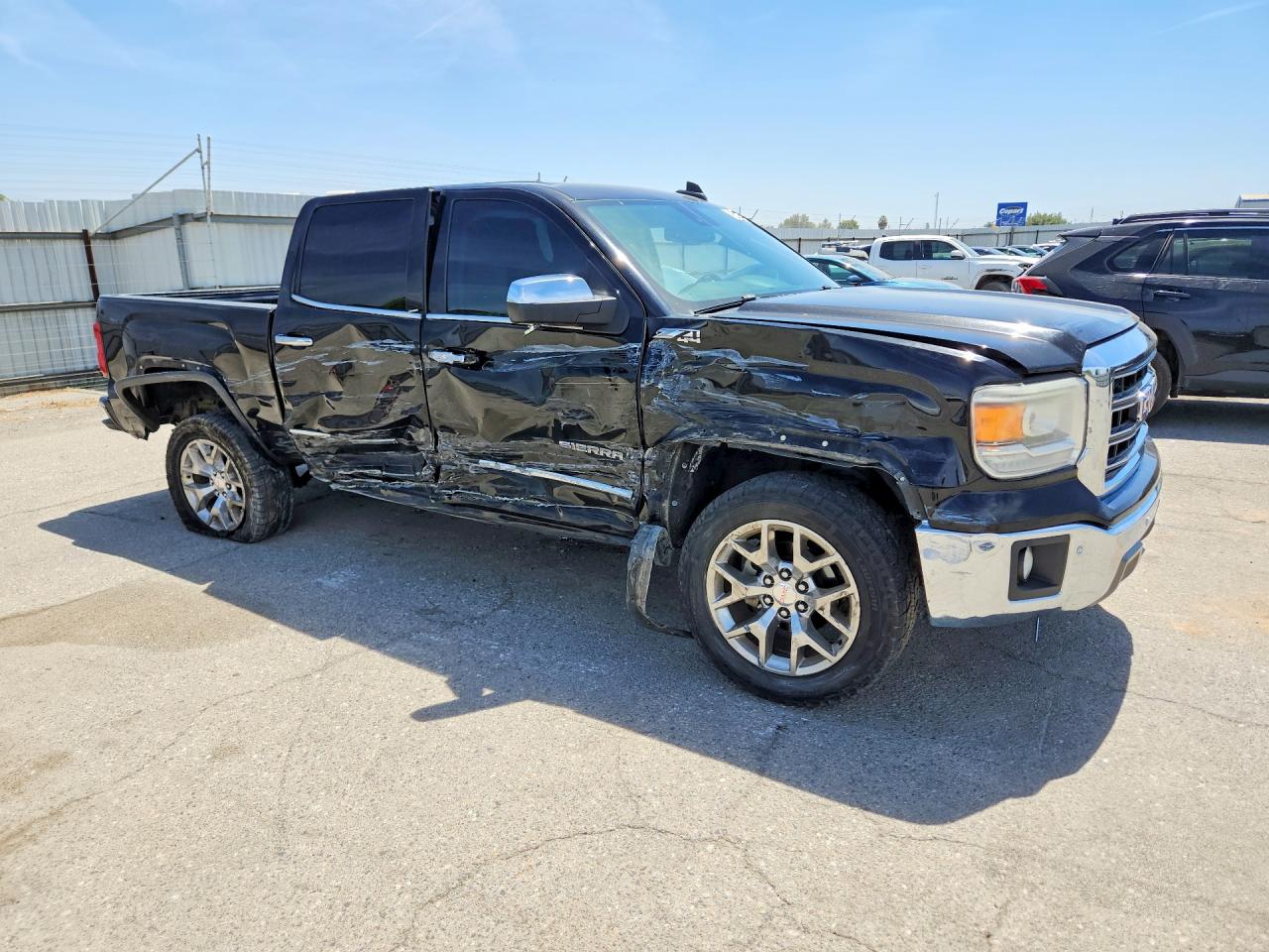 2015 Gmc Sierra K1500 Slt Black vin: 3GTU2VEC3FG376157