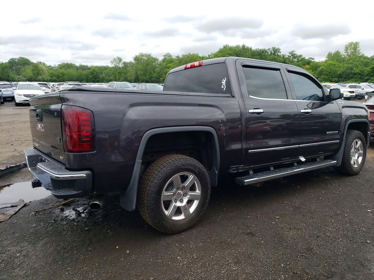 2015 Gmc Sierra K1500 Slt Black vin: 3GTU2VEC3FG394772