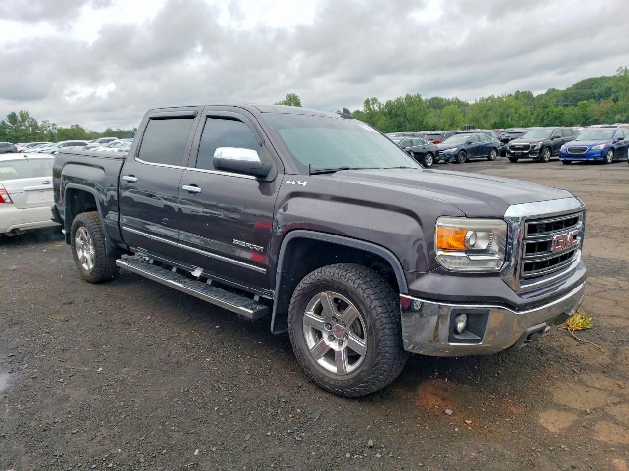 2015 Gmc Sierra K1500 Slt Black vin: 3GTU2VEC3FG394772