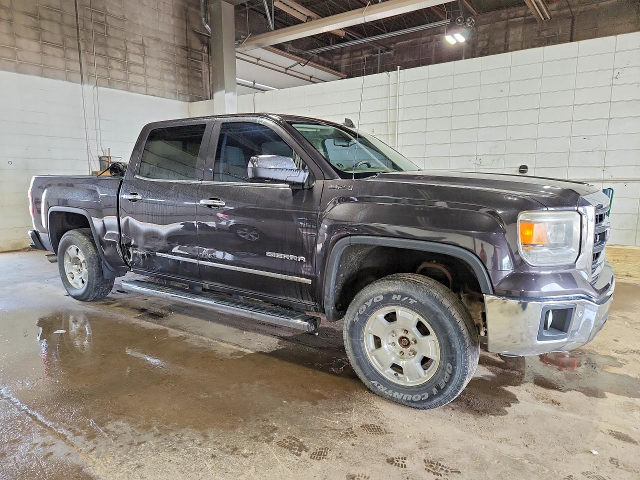 2015 Gmc Sierra K1500 Slt Charcoal vin: 3GTU2VEC3FG432565
