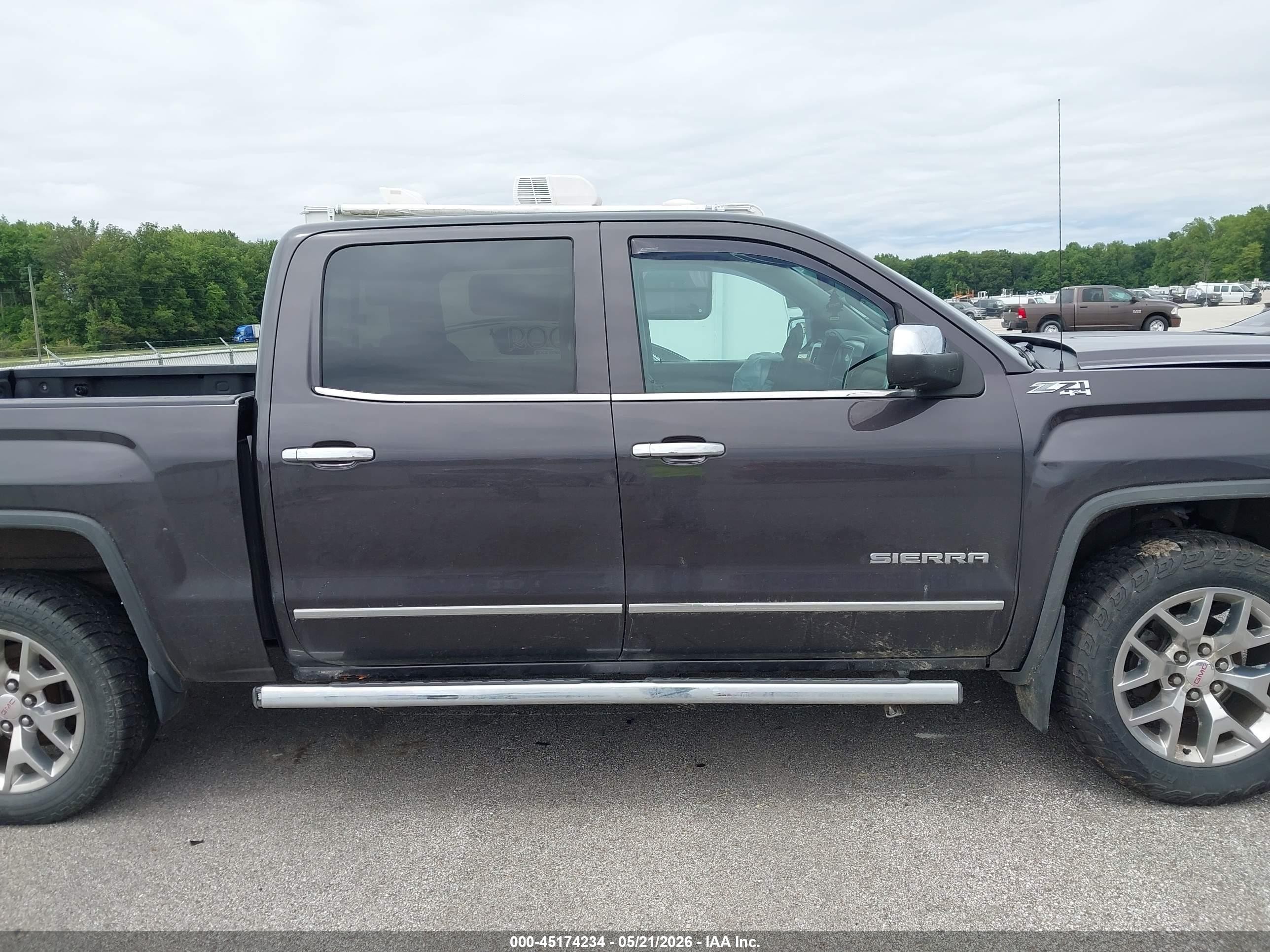 2015 Gmc Sierra 1500 Slt Black vin: 3GTU2VEC3FG508589