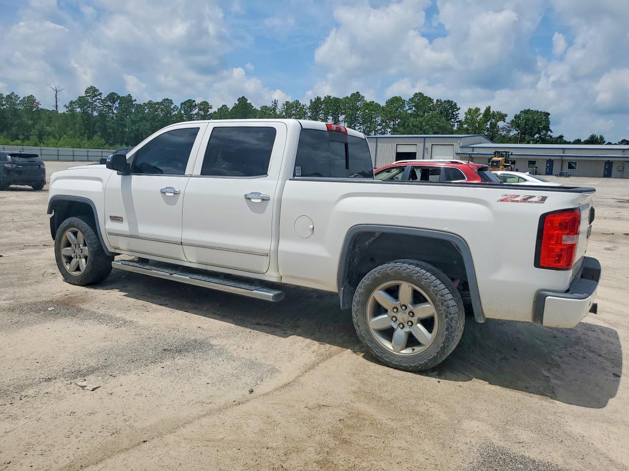 2014 Gmc Sierra K1500 Slt White vin: 3GTU2VEC4EG109091