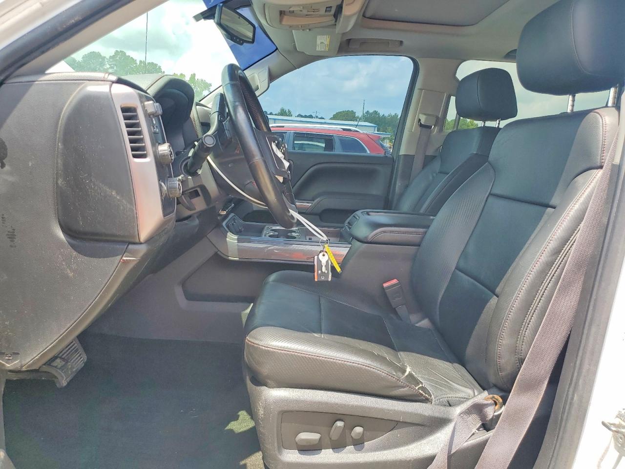 2014 Gmc Sierra K1500 Slt White vin: 3GTU2VEC4EG109091