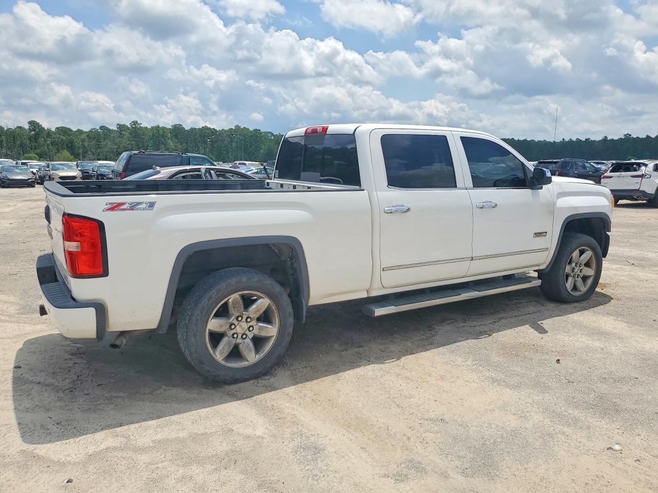 2014 Gmc Sierra K1500 Slt White vin: 3GTU2VEC4EG109091