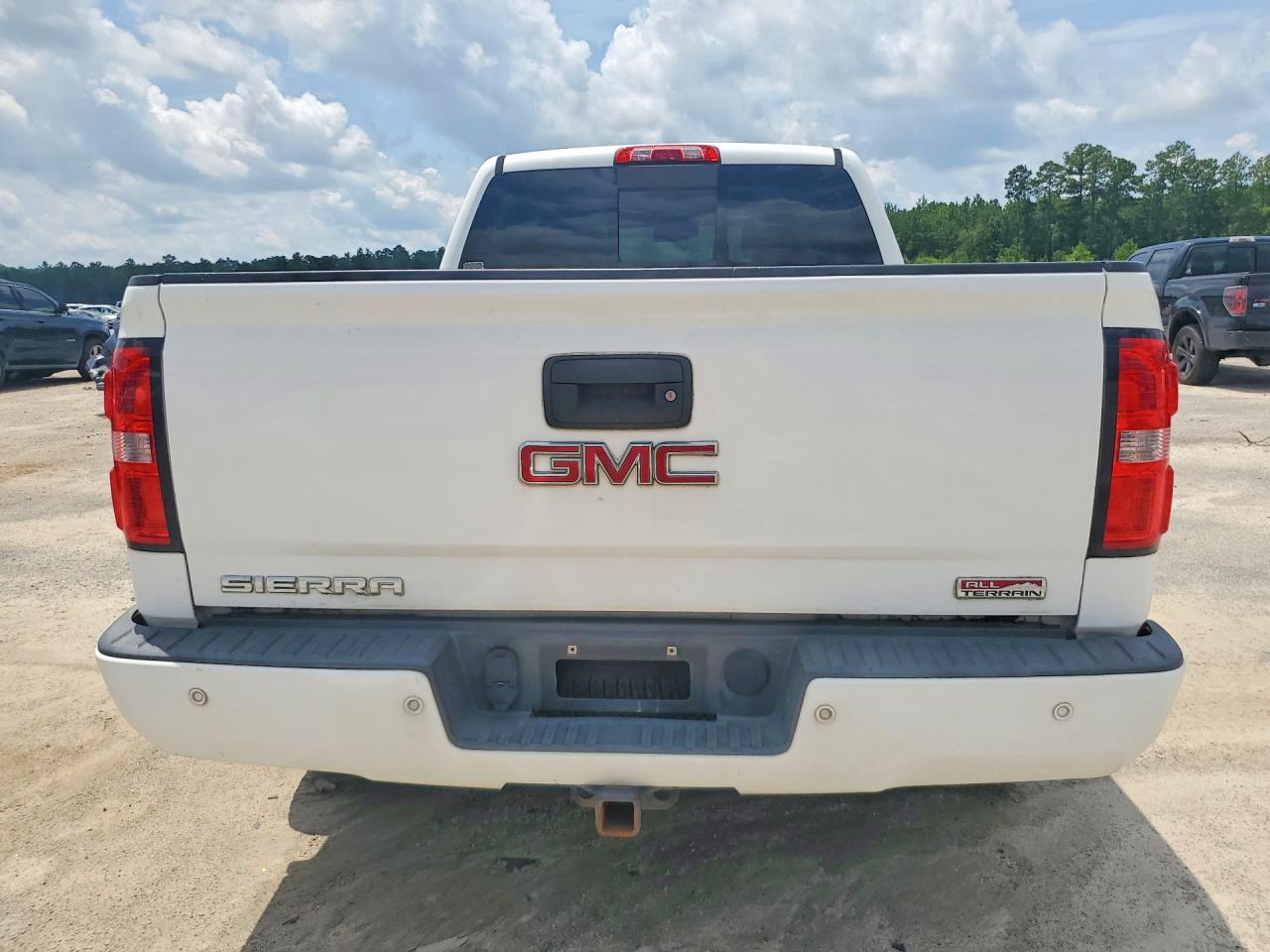 2014 Gmc Sierra K1500 Slt White vin: 3GTU2VEC4EG109091