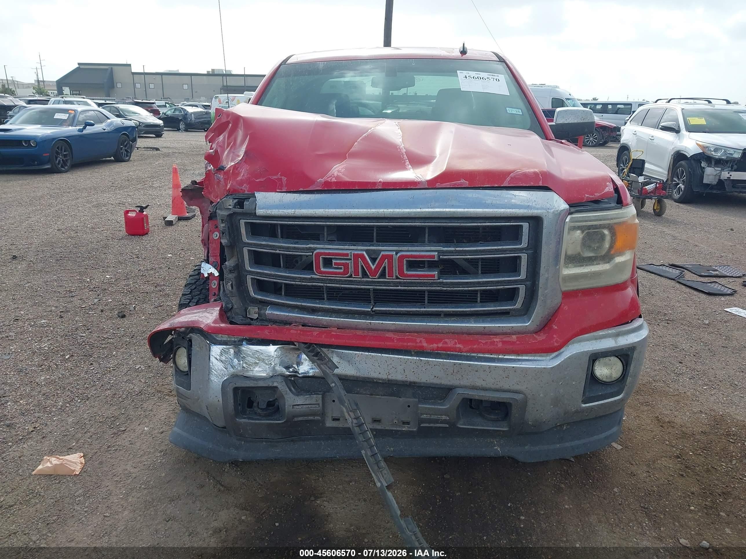 2014 Gmc Sierra 1500 Slt Красный vin: 3GTU2VEC4EG195163