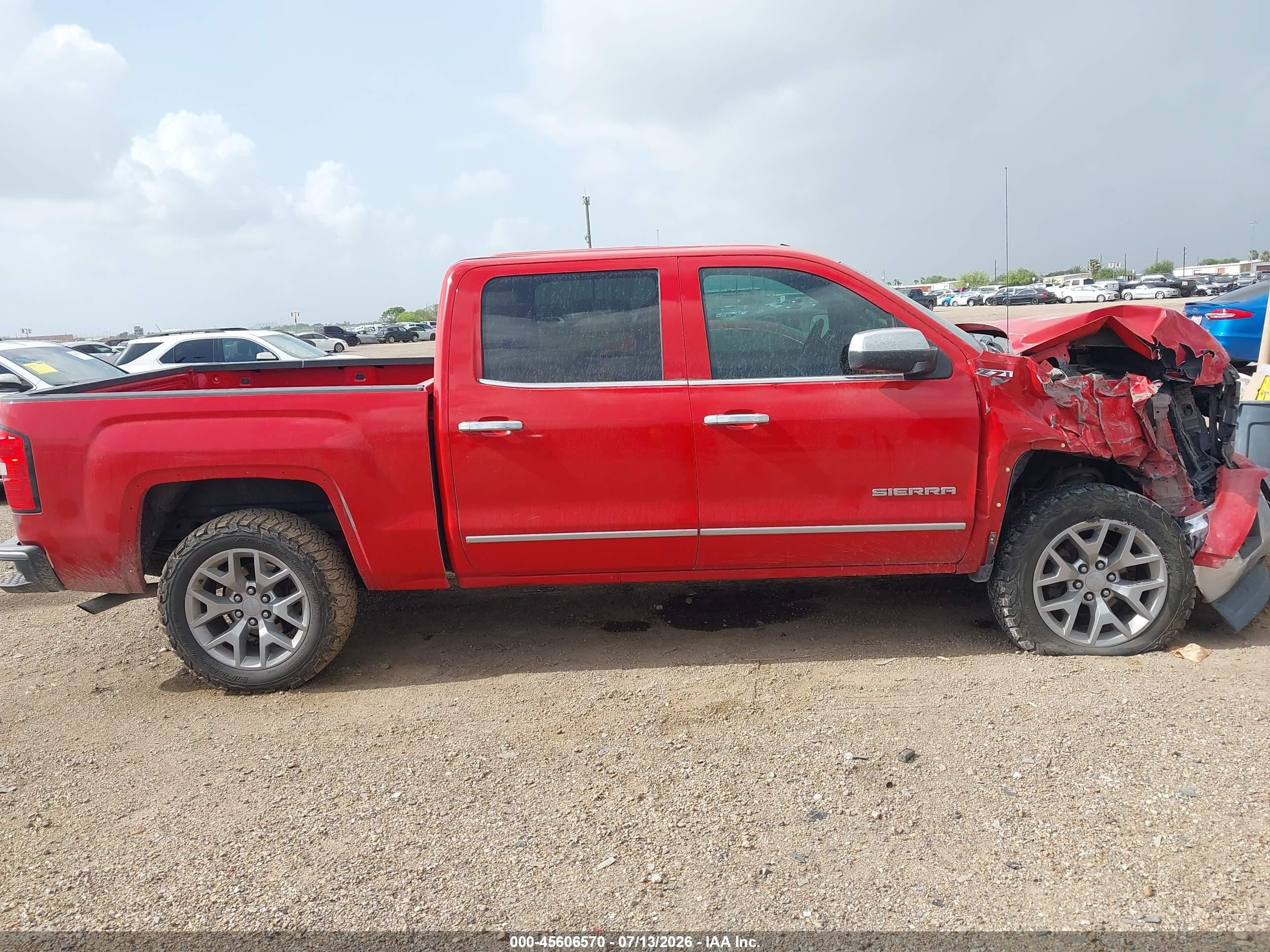 2014 Gmc Sierra 1500 Slt Красный vin: 3GTU2VEC4EG195163